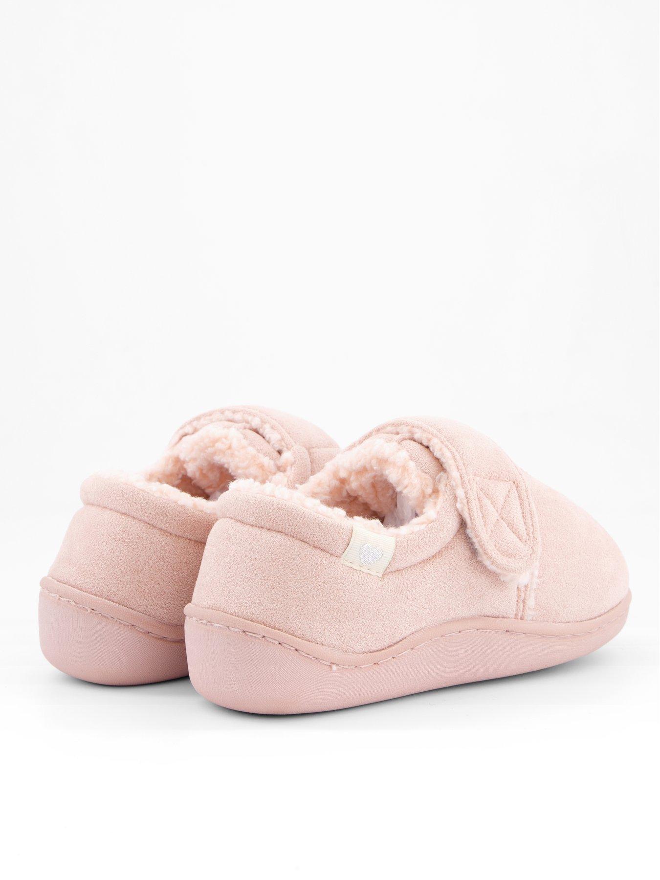 Image 6 of 7 of V by Very Younger Girls Touch Strap Slipper - Pink