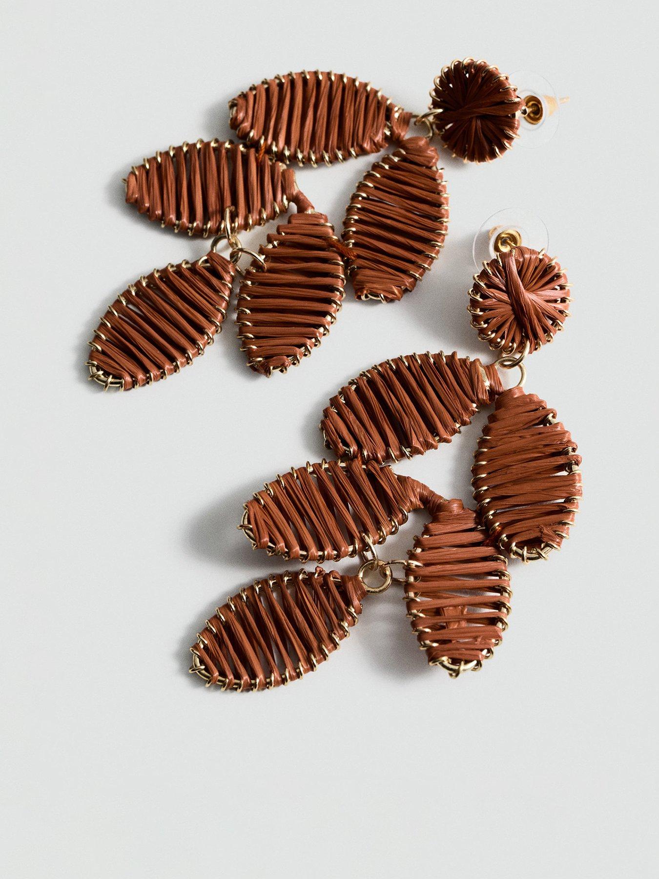undefined Earrings Magda - Brown