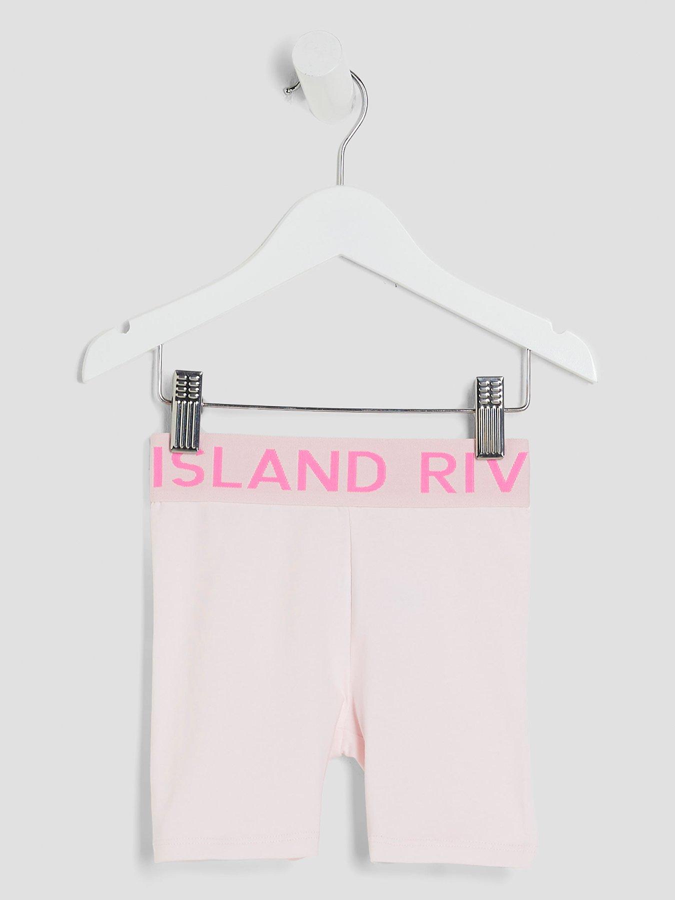 river-island-mini-girls-ri-waistband-cycle-shorts-pink
