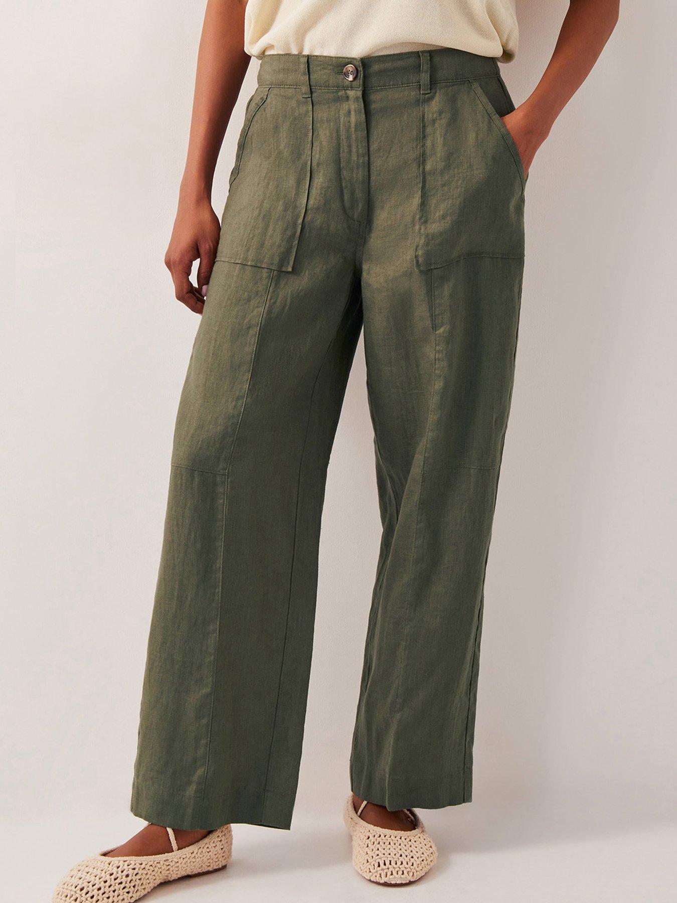 undefined Jolie Linen Shirt - Khaki