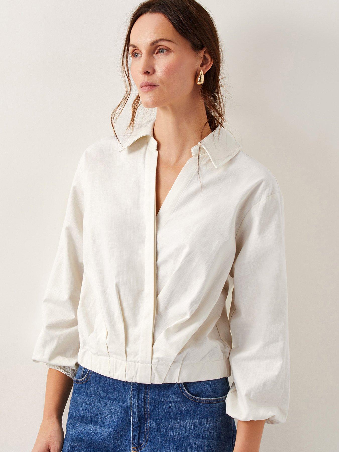 monsoon-mika-wrap-blouse-ivory