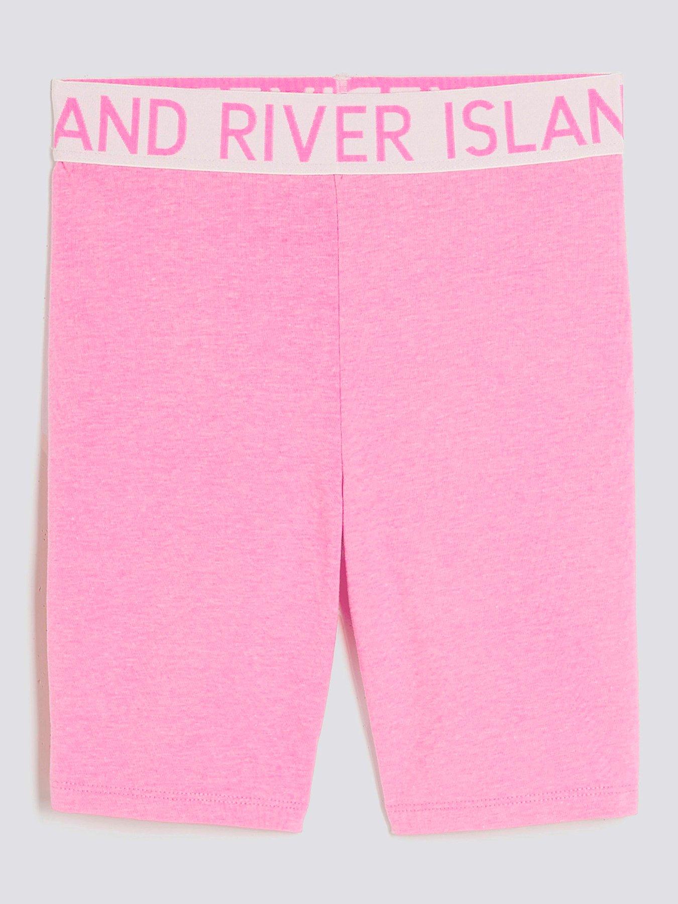 river-island-older-girl-ri-cycle-shorts-pink
