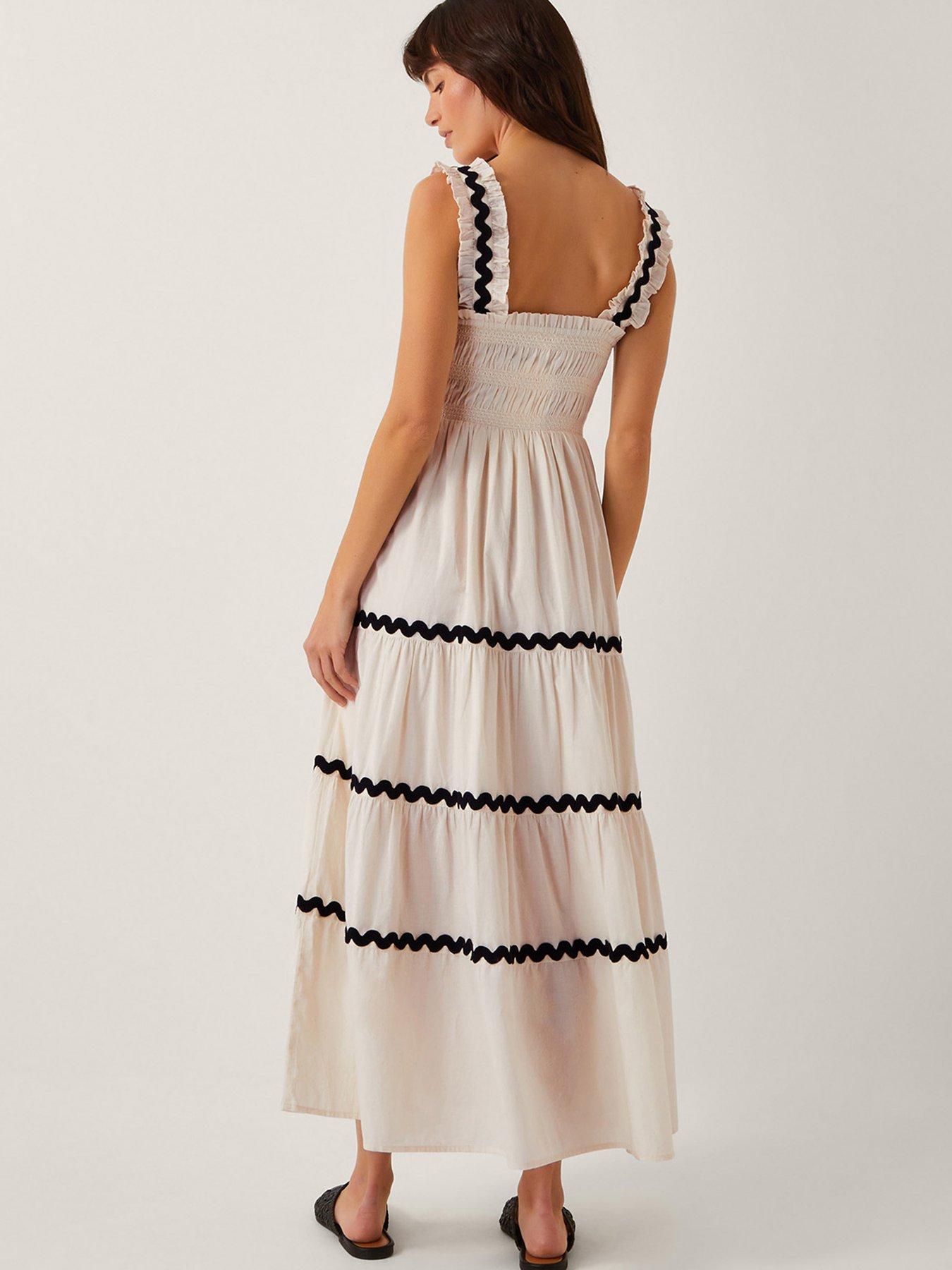 Image 2 of 5 of Monsoon Tabitha Dress - Ivory