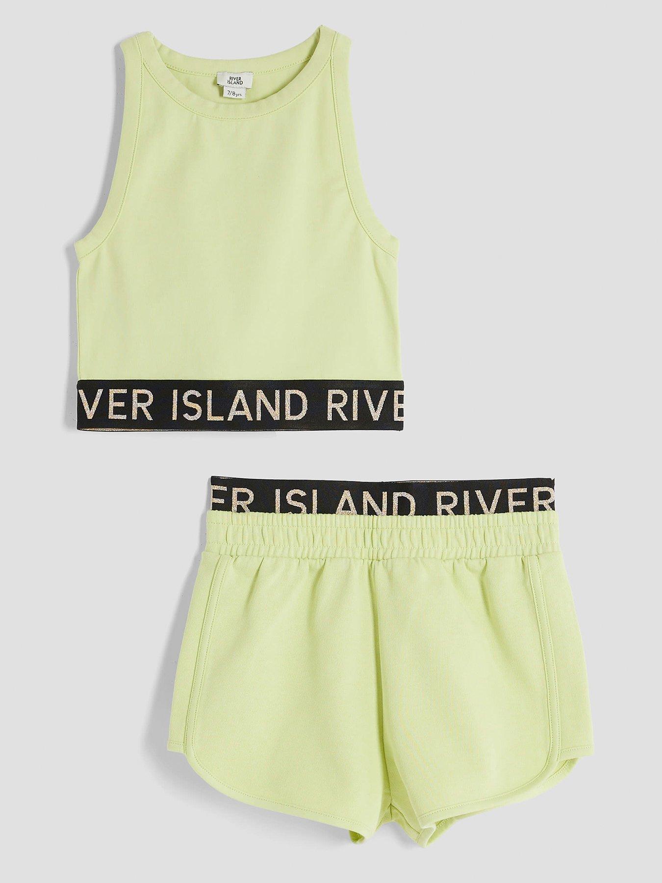 river-island-girls-glitter-tank-set-lime-green