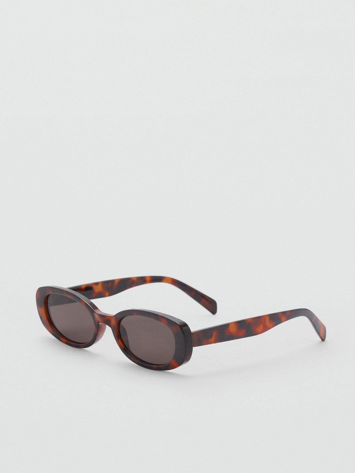  image of mango-oval-frame-sunglasses