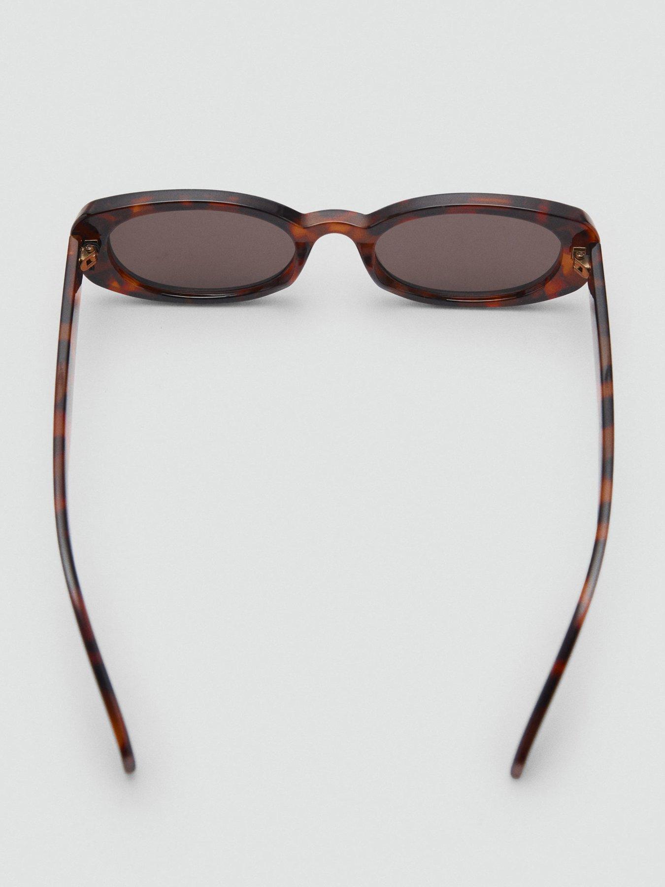  image of mango-oval-frame-sunglasses