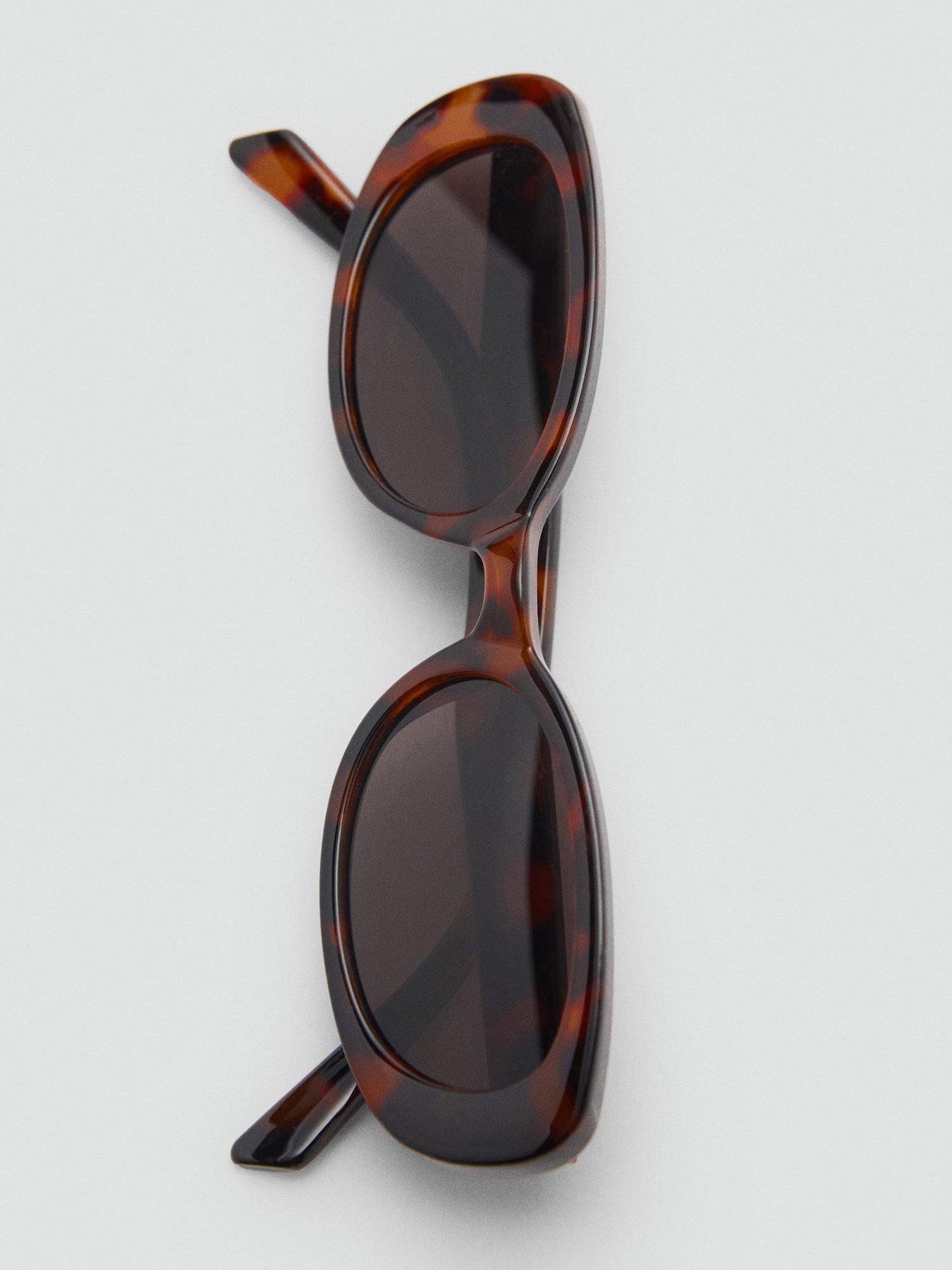  image of mango-oval-frame-sunglasses