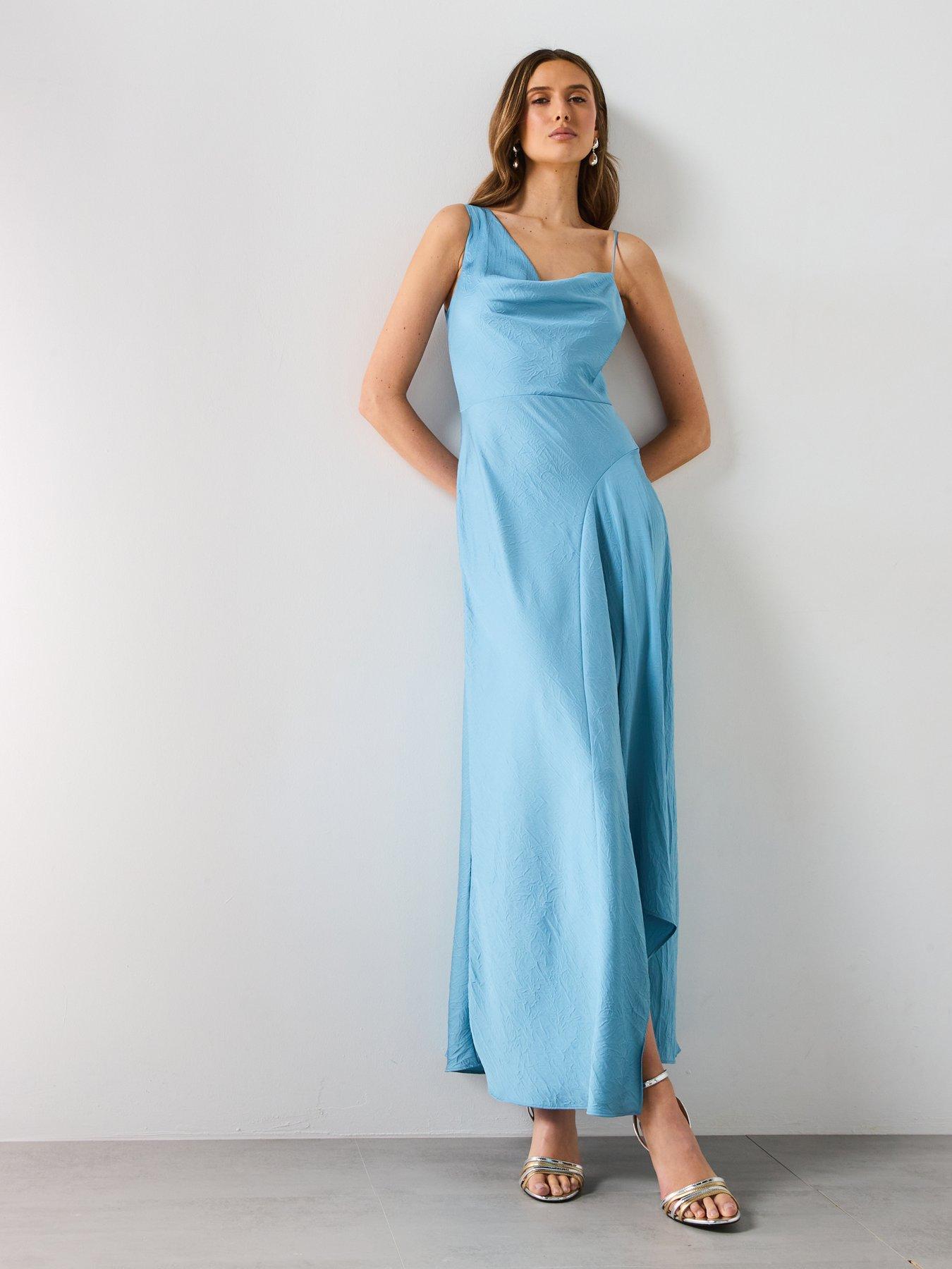  image of mango-asymmetrical-creased-effect-dress