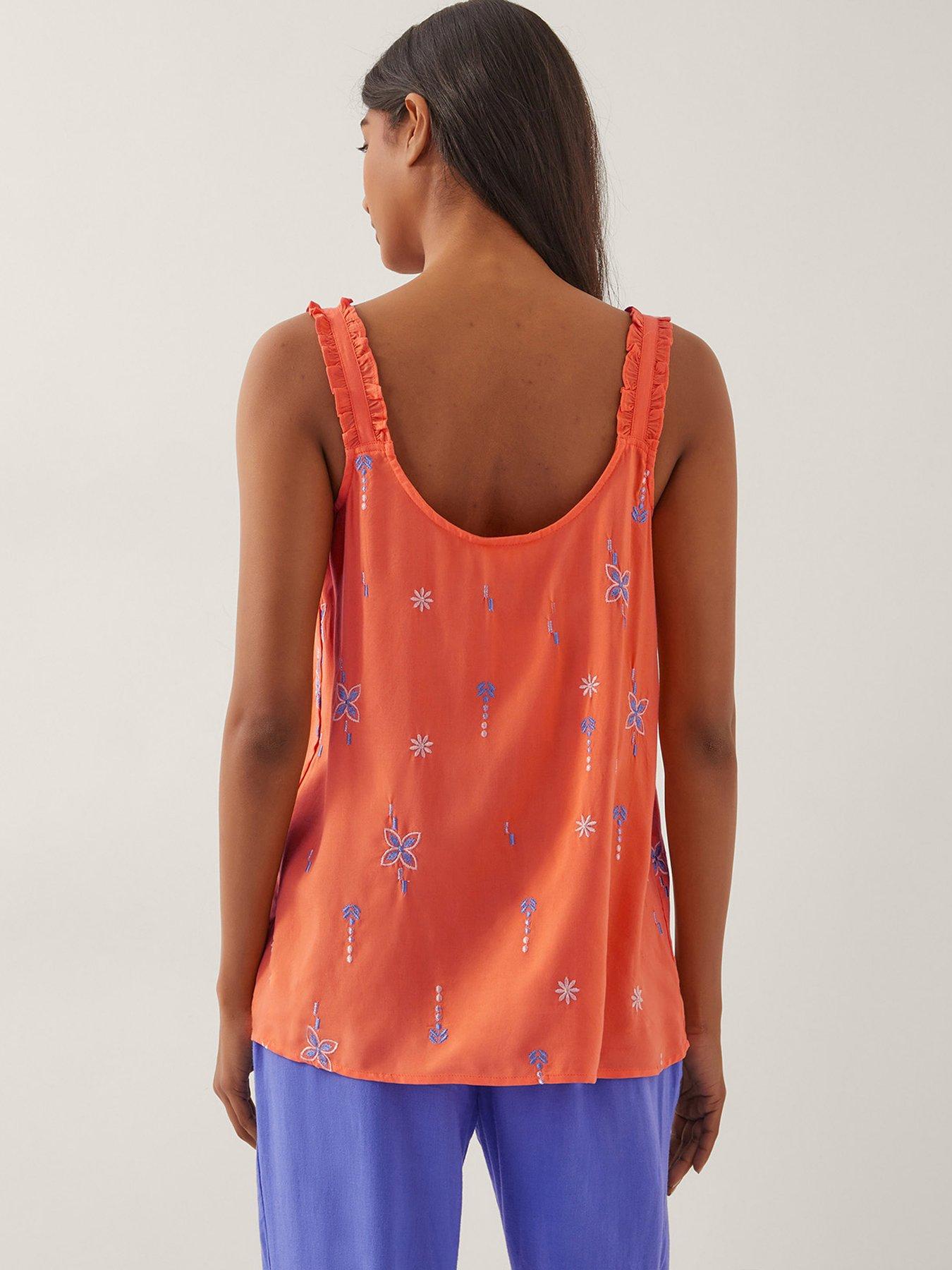  image of monsoon-kamila-cami-orange