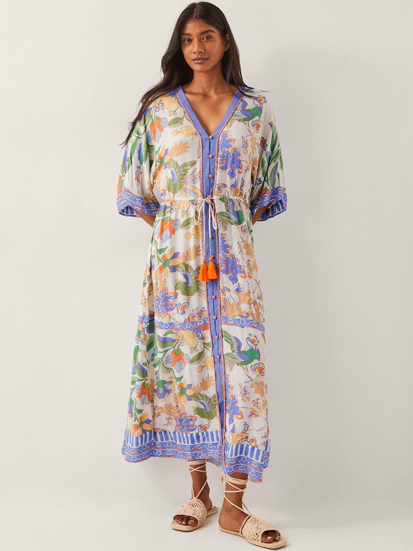 undefined Kaia Midi Dress - Ivory