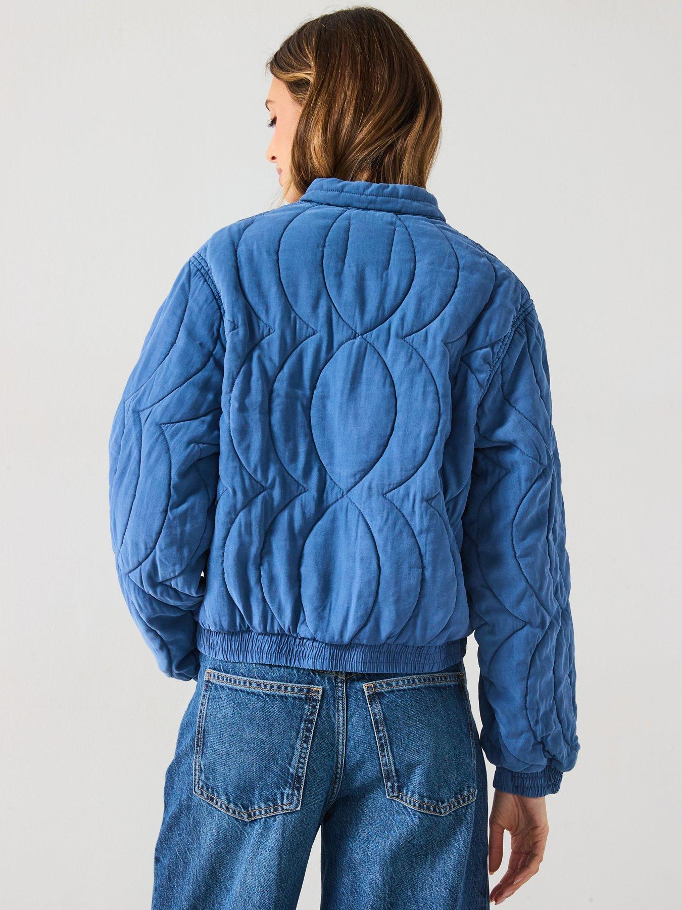 Image 2 of 6 of Mango Floral-embroidered Padded Jacket
