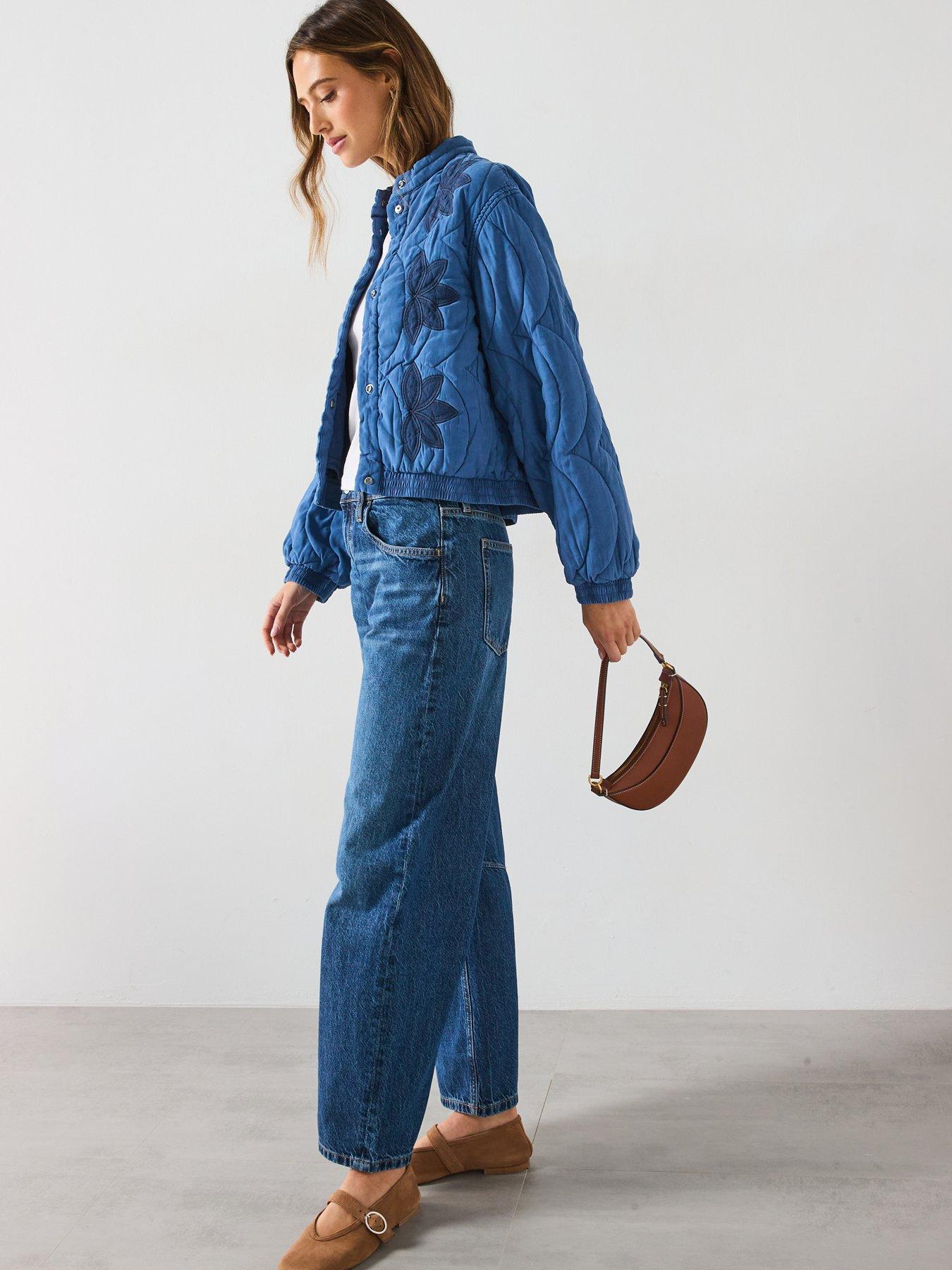Image 5 of 6 of Mango Floral-embroidered Padded Jacket