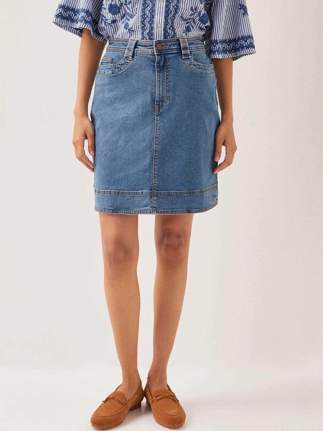 undefined Cecelia Short Skirt - Blue