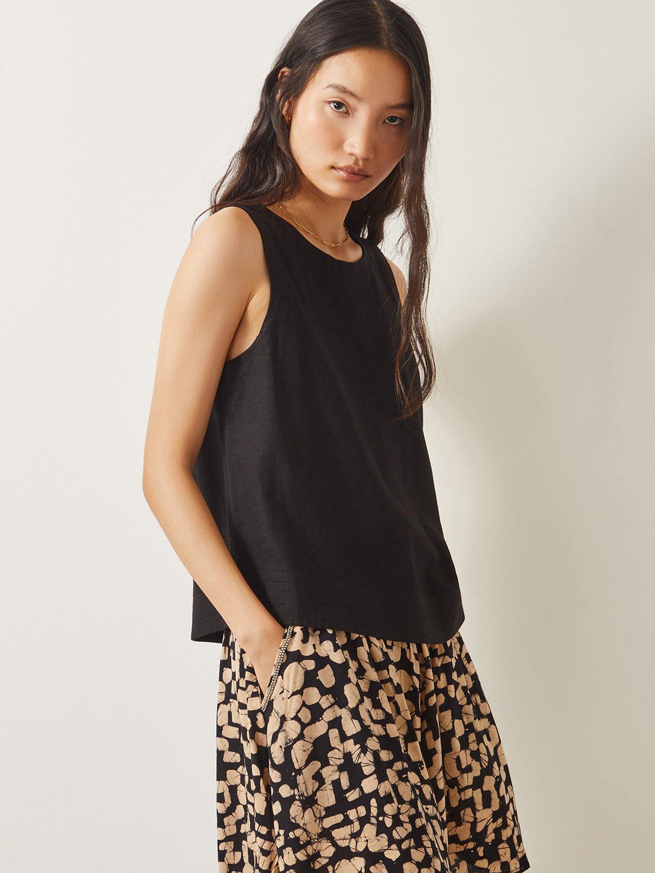 undefined Lucy Tank Top - Black