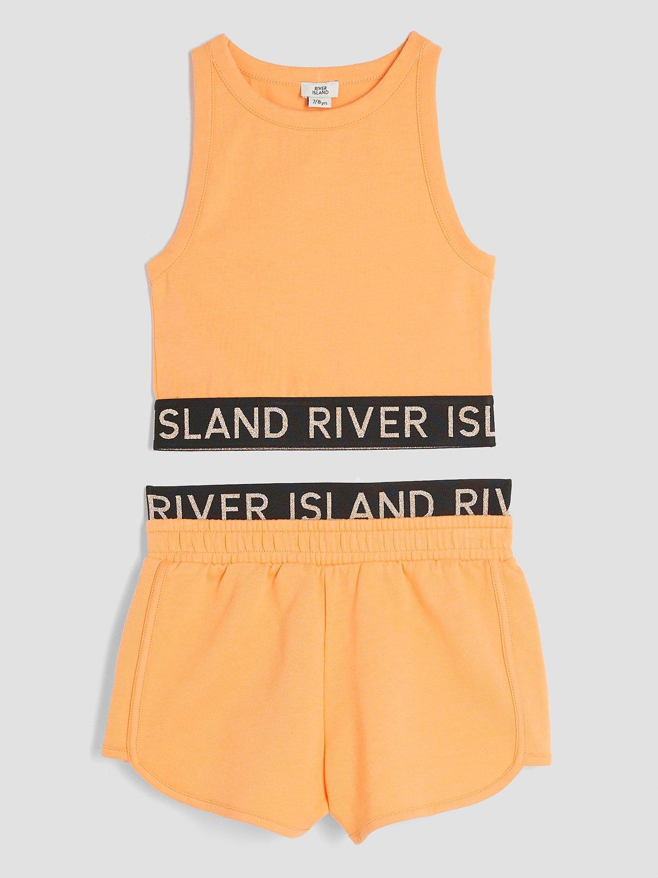 river-island-girls-glitter-tank-set-orange