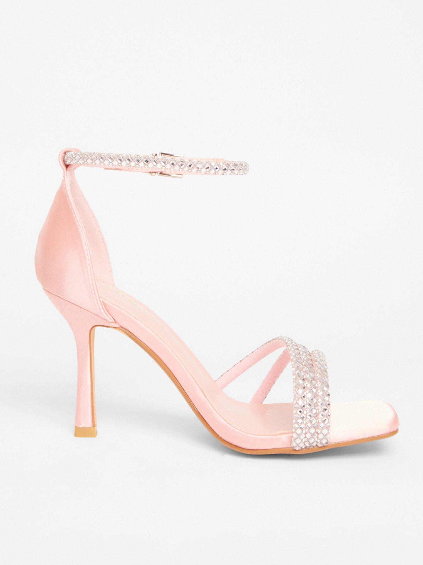 quiz-wide-fit-pink-diamante-strap-heels