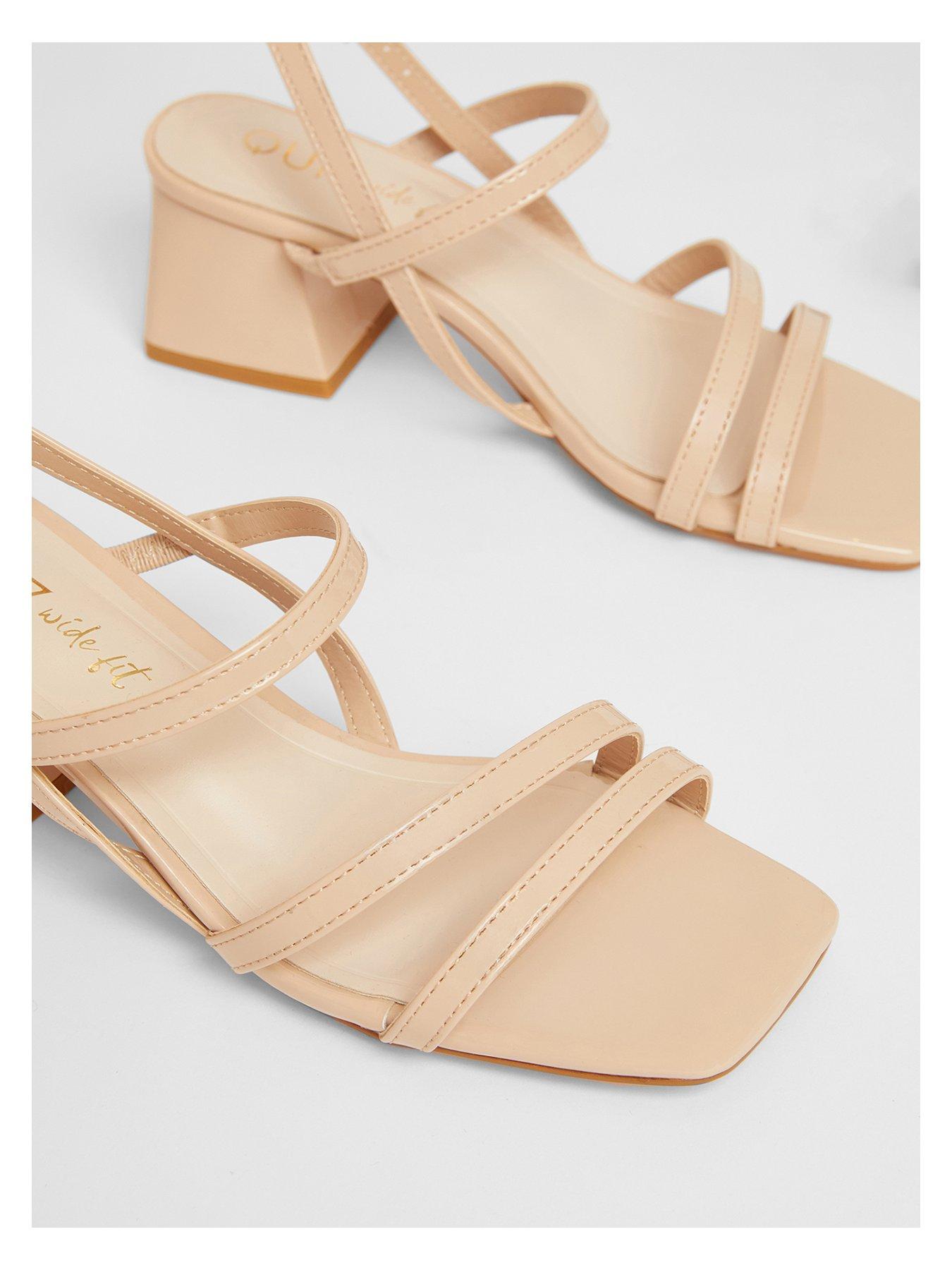  image of quiz-wide-fit-nude-slingback-block-heels