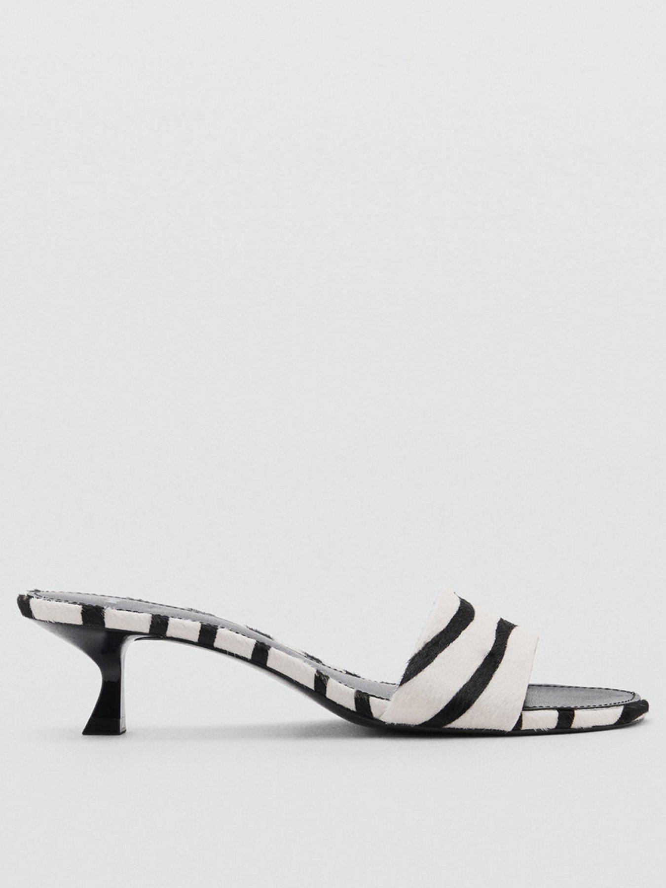 mango-zebra-print-fur-sandals-whiteblack