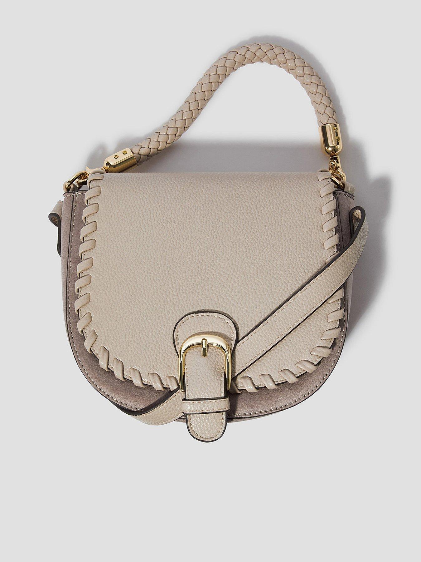  image of monsoon-petra-plait-crossbody-bag-grey