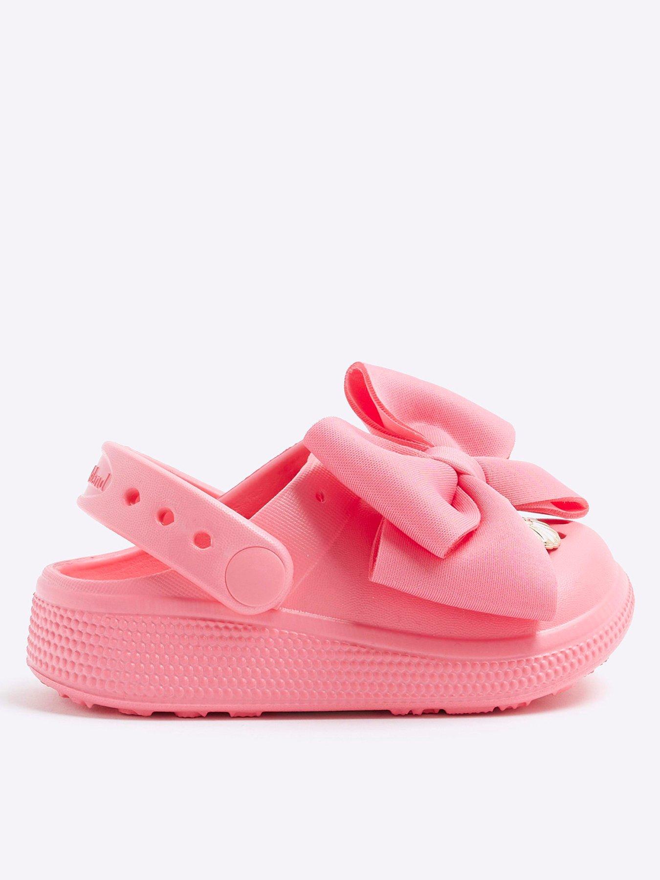 river-island-mini-mini-girls-bow-clog-pink