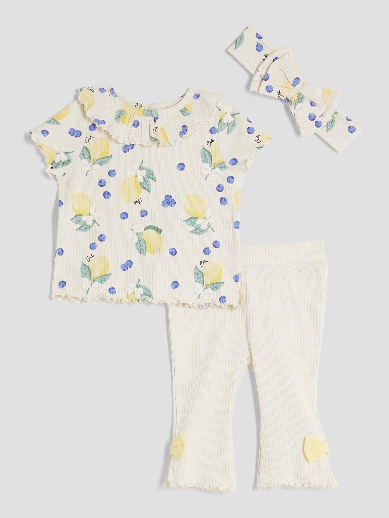 river-island-baby-baby-girls-lemon-print-3-piece-set-beige