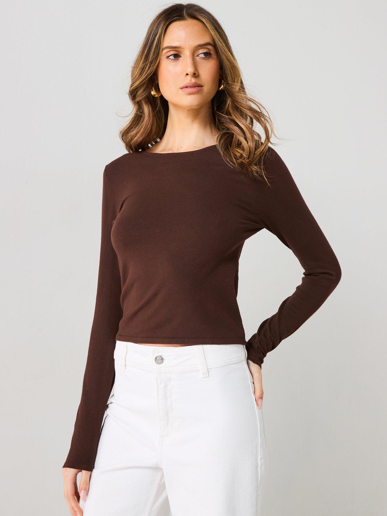  image of mango-fine-knit-fitted-sweater