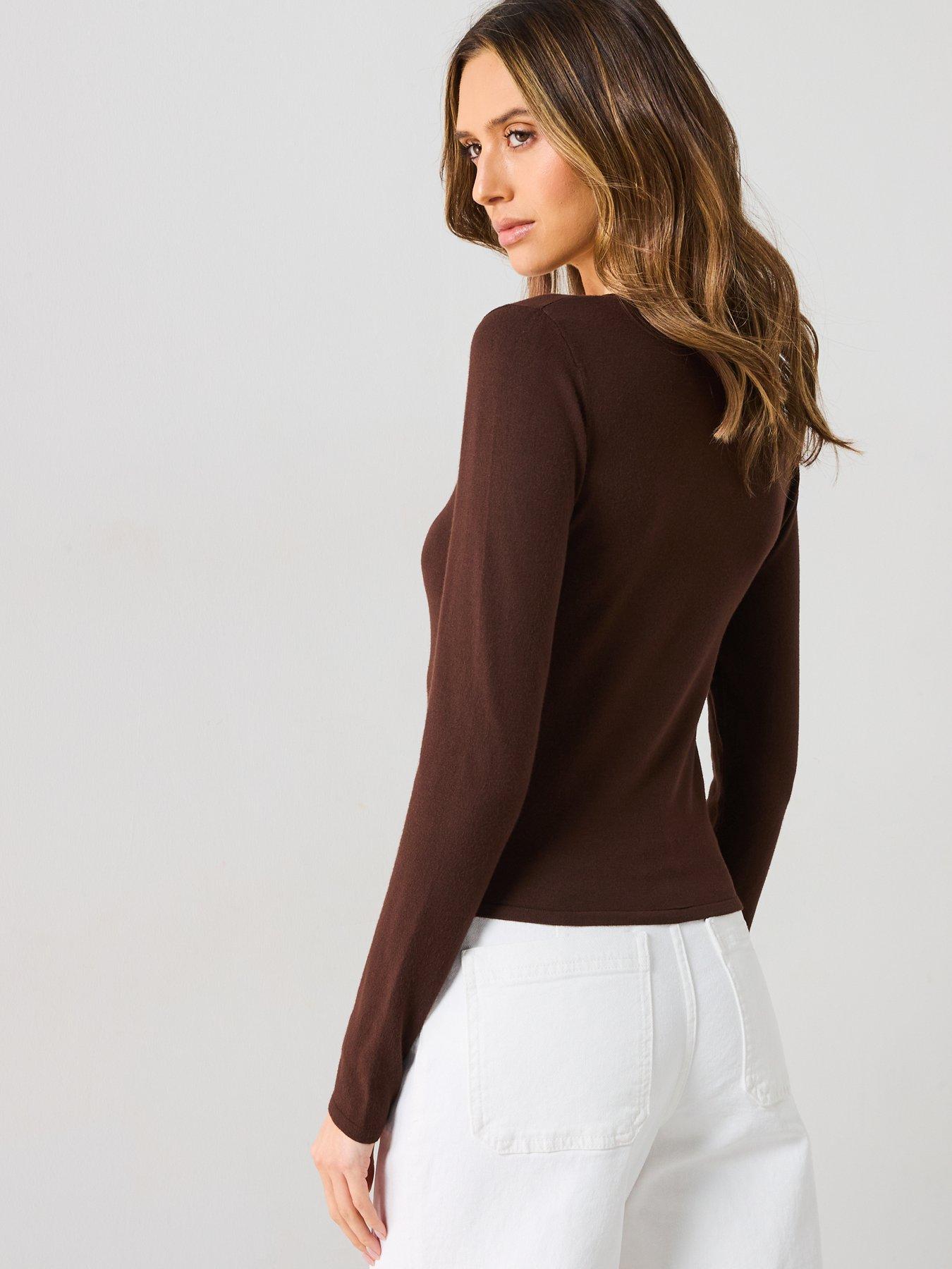  image of mango-fine-knit-fitted-sweater