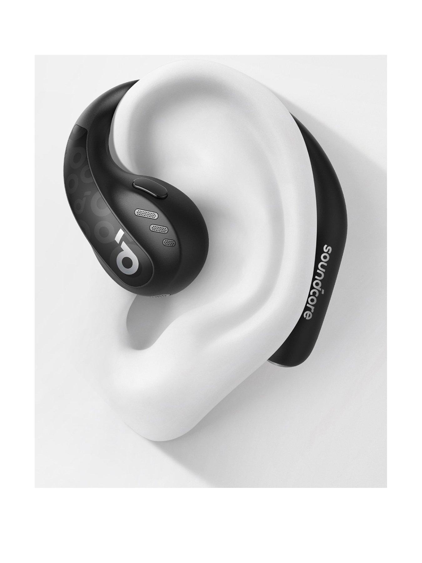 undefined AeroFit Pro Open-Ear Wireless Bluetooth Earbuds, IPX5 Water-Resistant, 46H Playtime