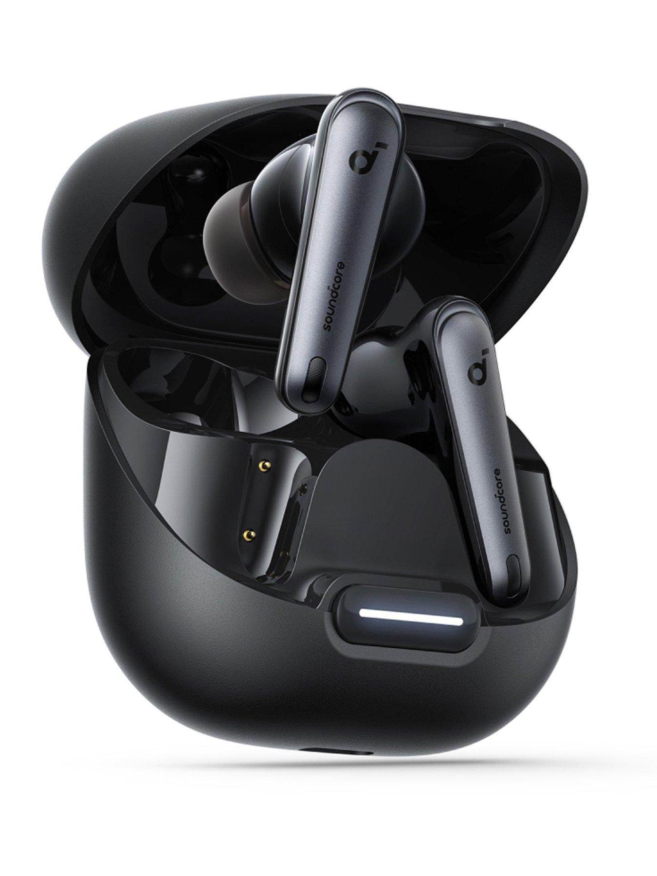 Image 1 of 7 of Soundcore Liberty 4 Wireless Noise Cancelling Earbuds, White