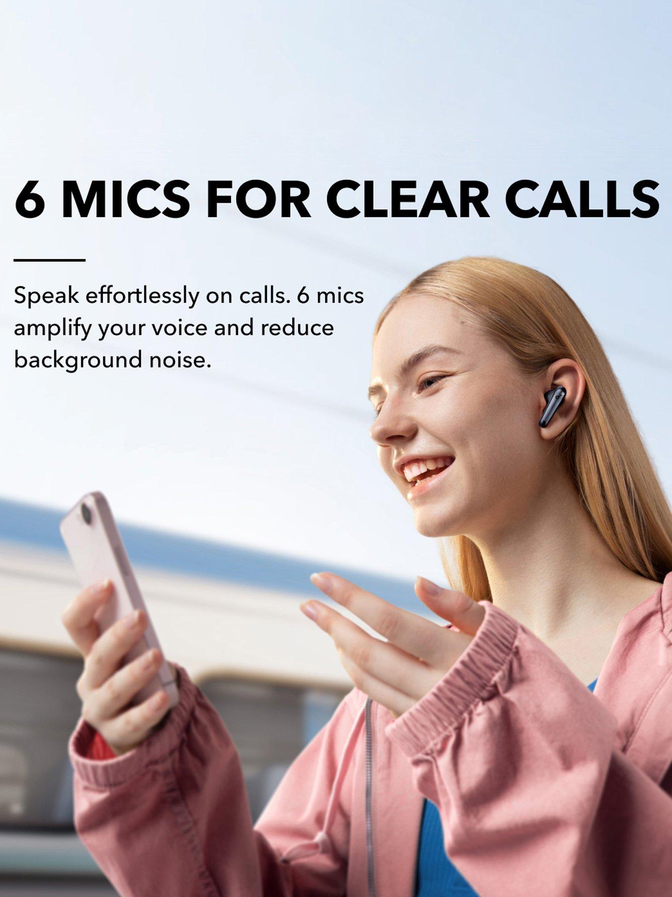 Image 7 of 7 of Soundcore Liberty 4 Wireless Noise Cancelling Earbuds, White