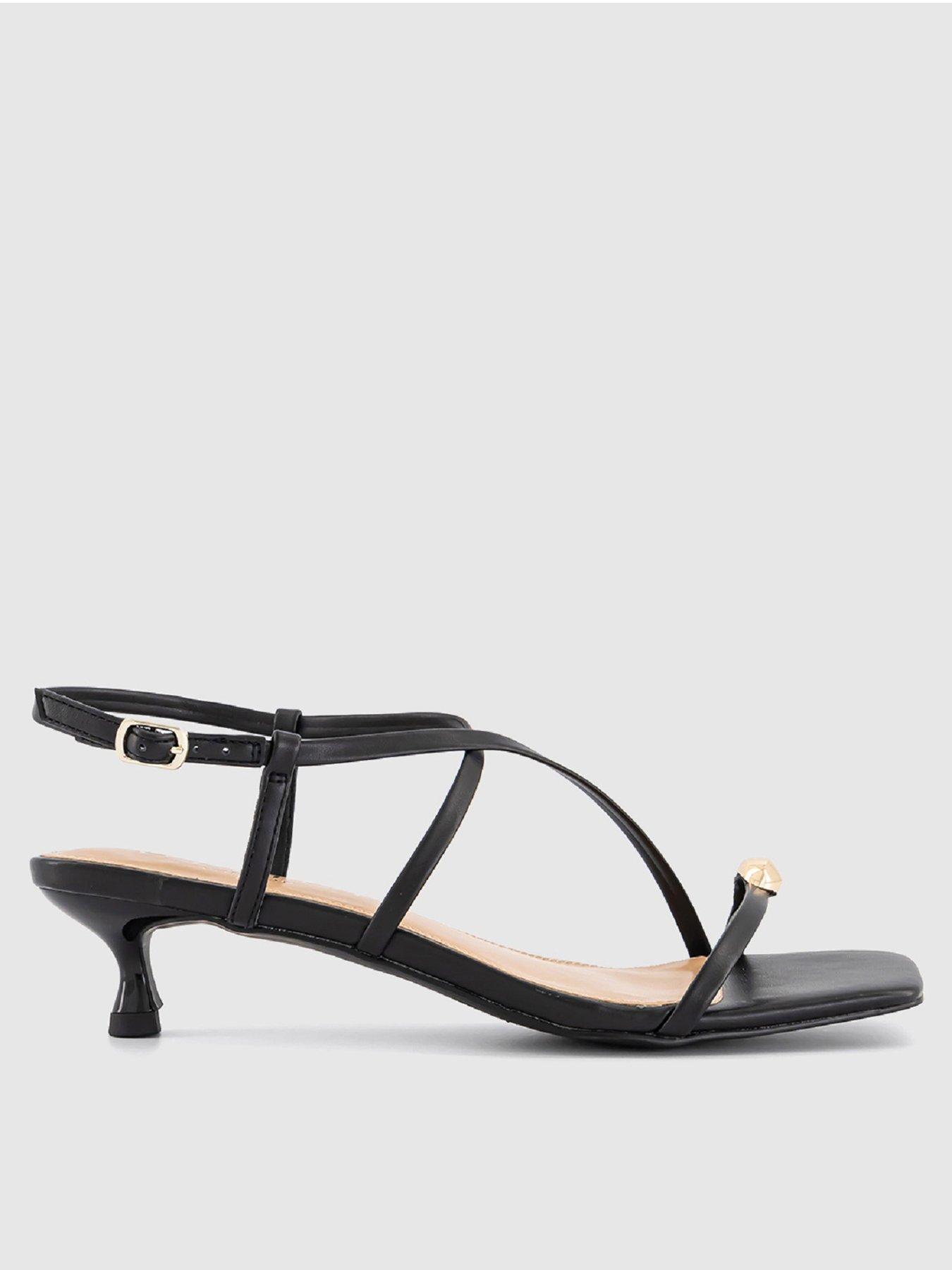  image of office-hardware-statement-heeled-sandal-black