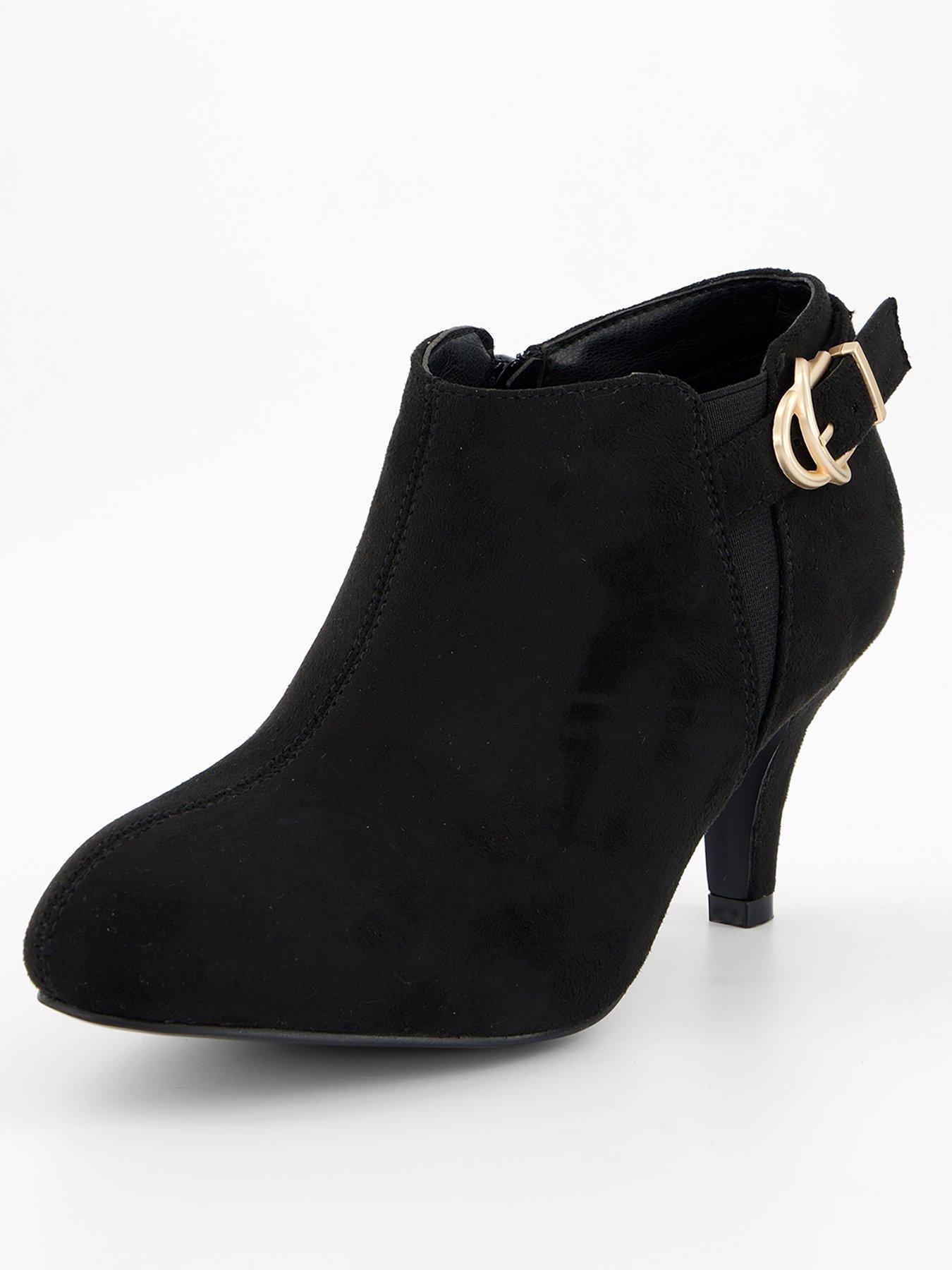 Image 3 of 7 of V by Very Extra Wide Fit Shoe Boots - Black