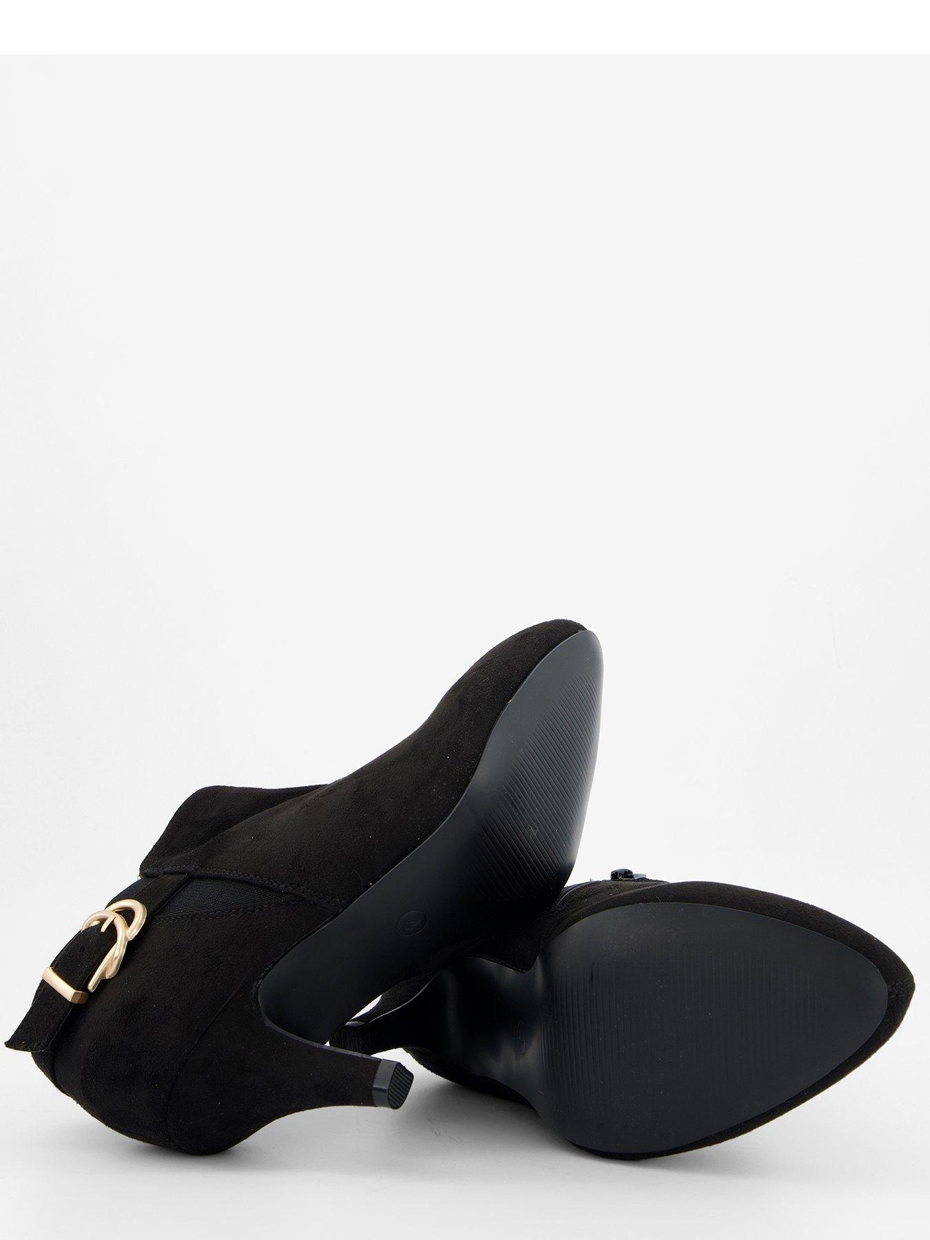 Image 5 of 7 of V by Very Extra Wide Fit Shoe Boots - Black