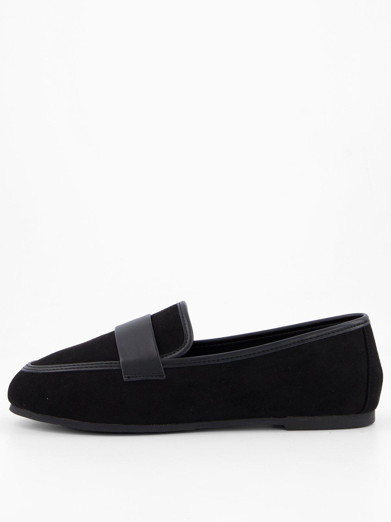 Image 2 of 7 of V by Very Extra Wide Fit Loafer - Black