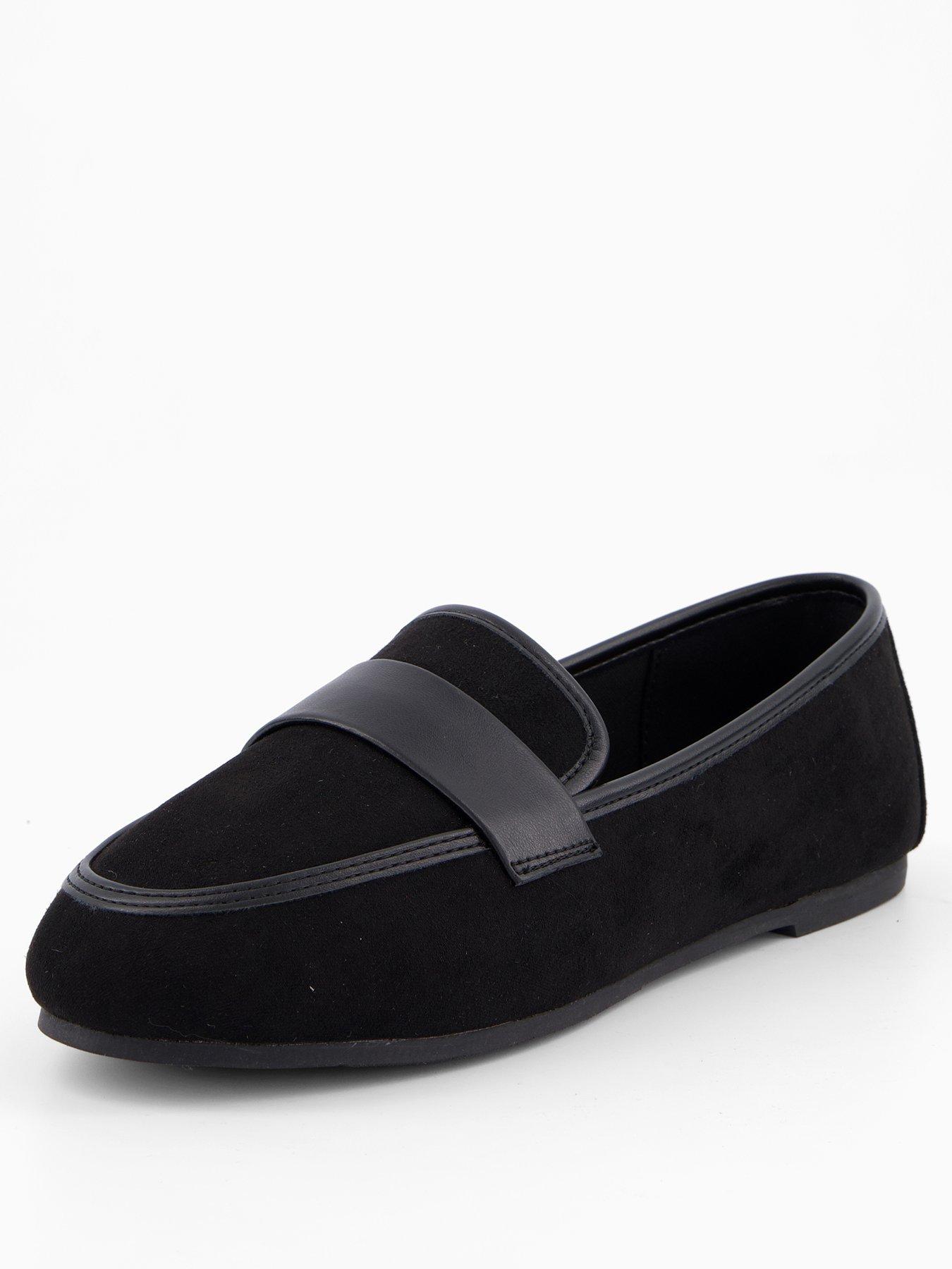 Image 3 of 7 of V by Very Extra Wide Fit Loafer - Black