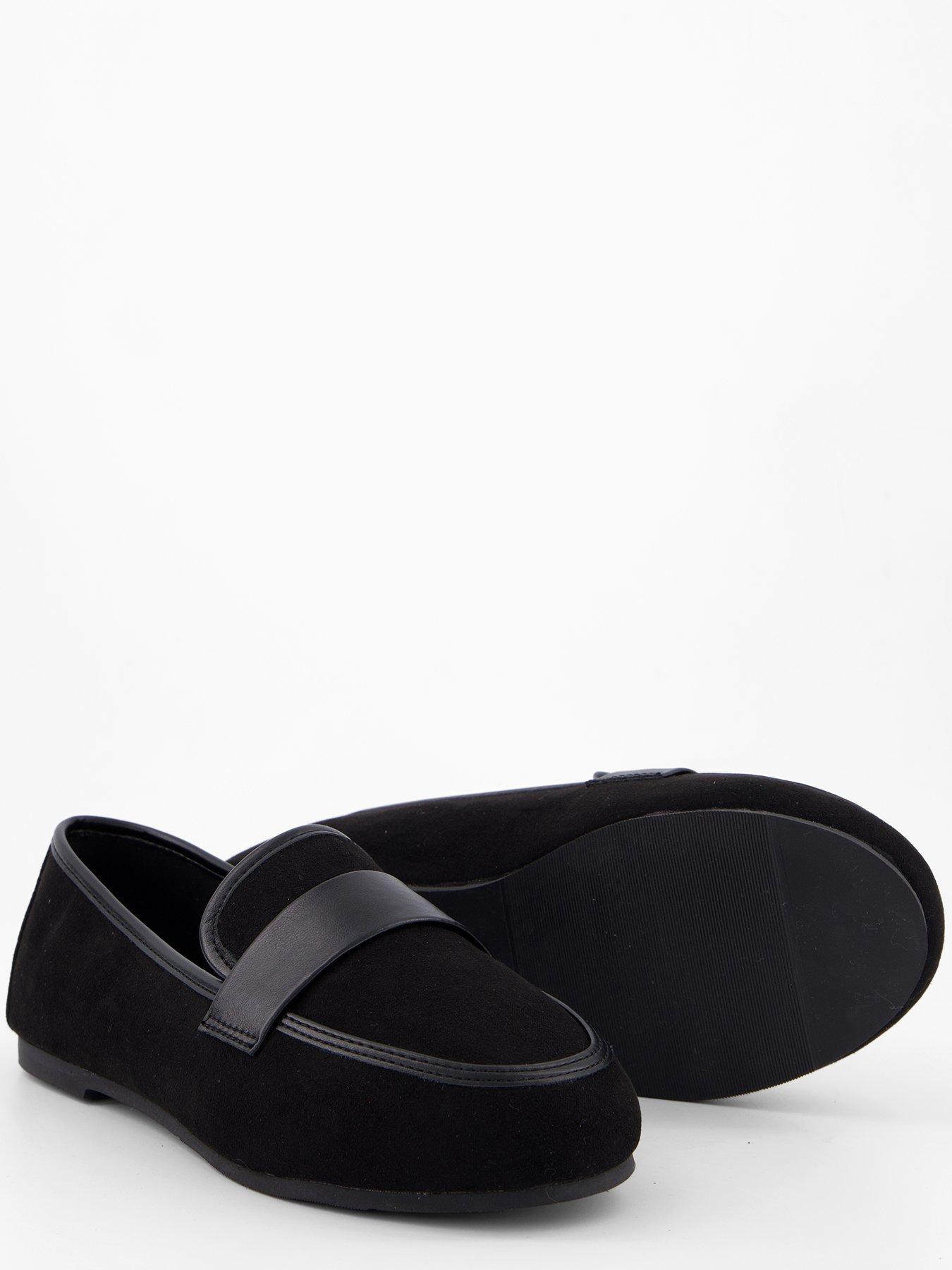 Image 5 of 7 of V by Very Extra Wide Fit Loafer - Black