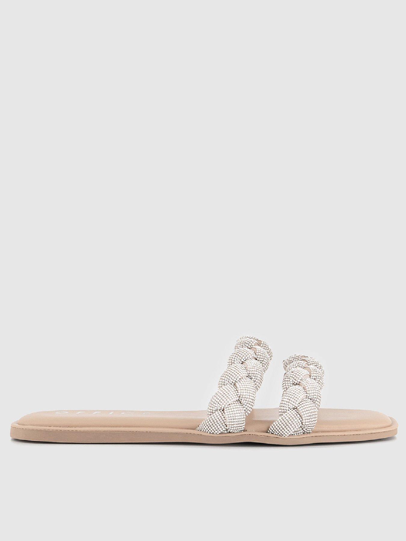undefined Secretly Embellished Sandals - Silver