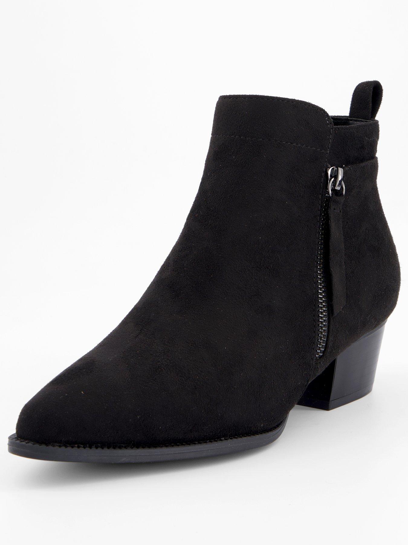 Image 2 of 6 of V by Very Western Ankle Boot - Black