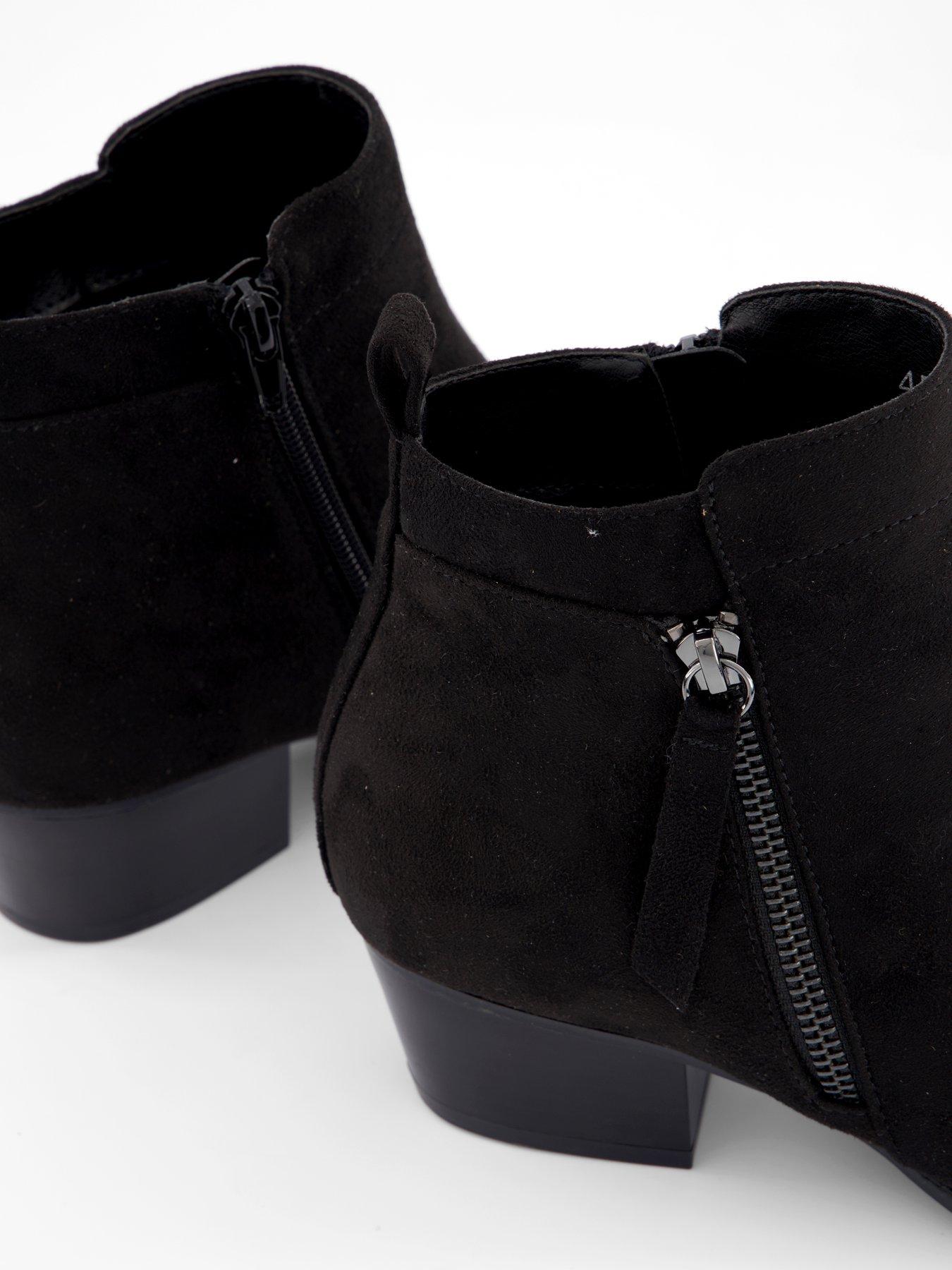 Image 5 of 6 of V by Very Western Ankle Boot - Black