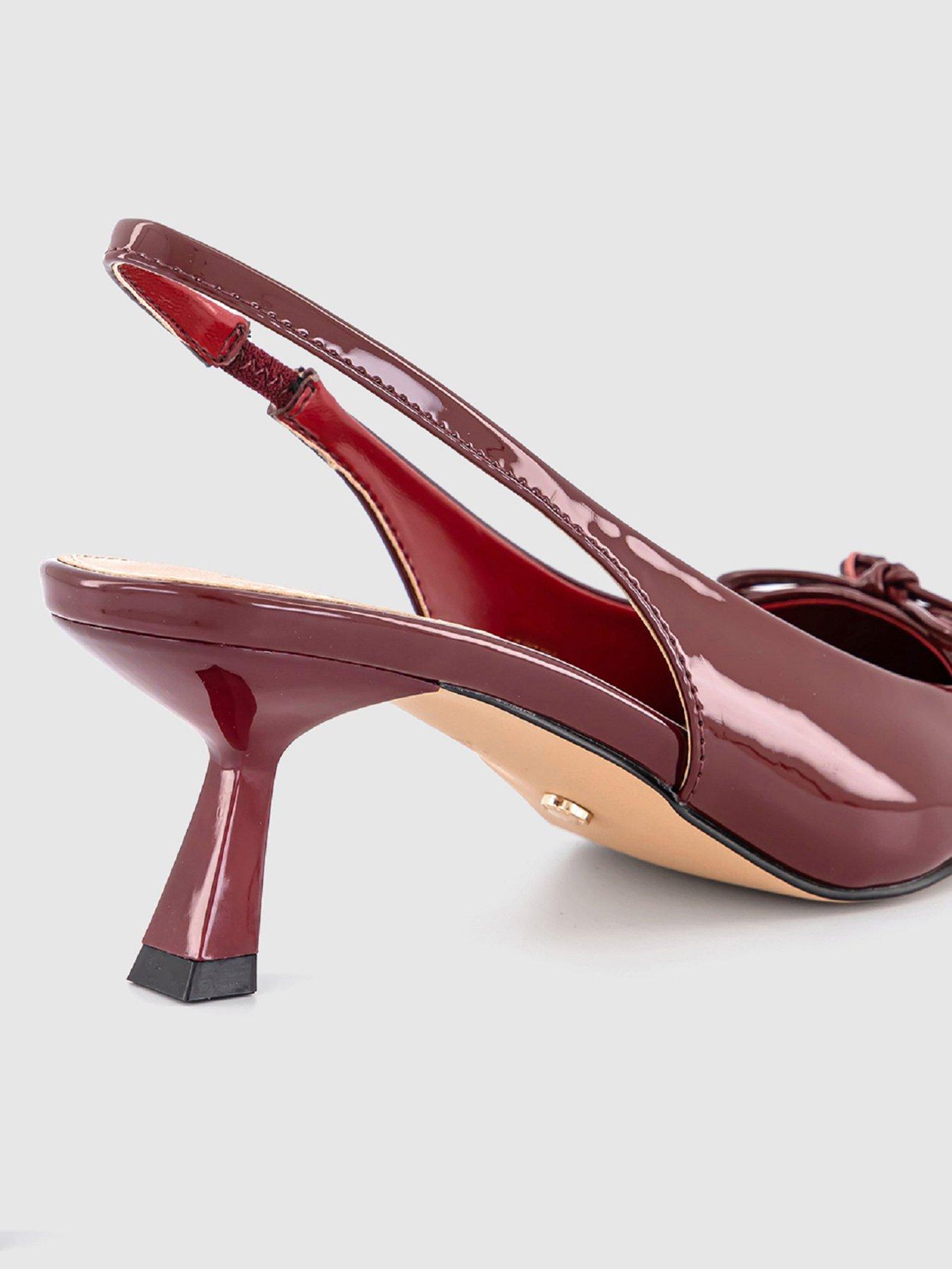  image of office-martha-slingback-kitten-heels-red