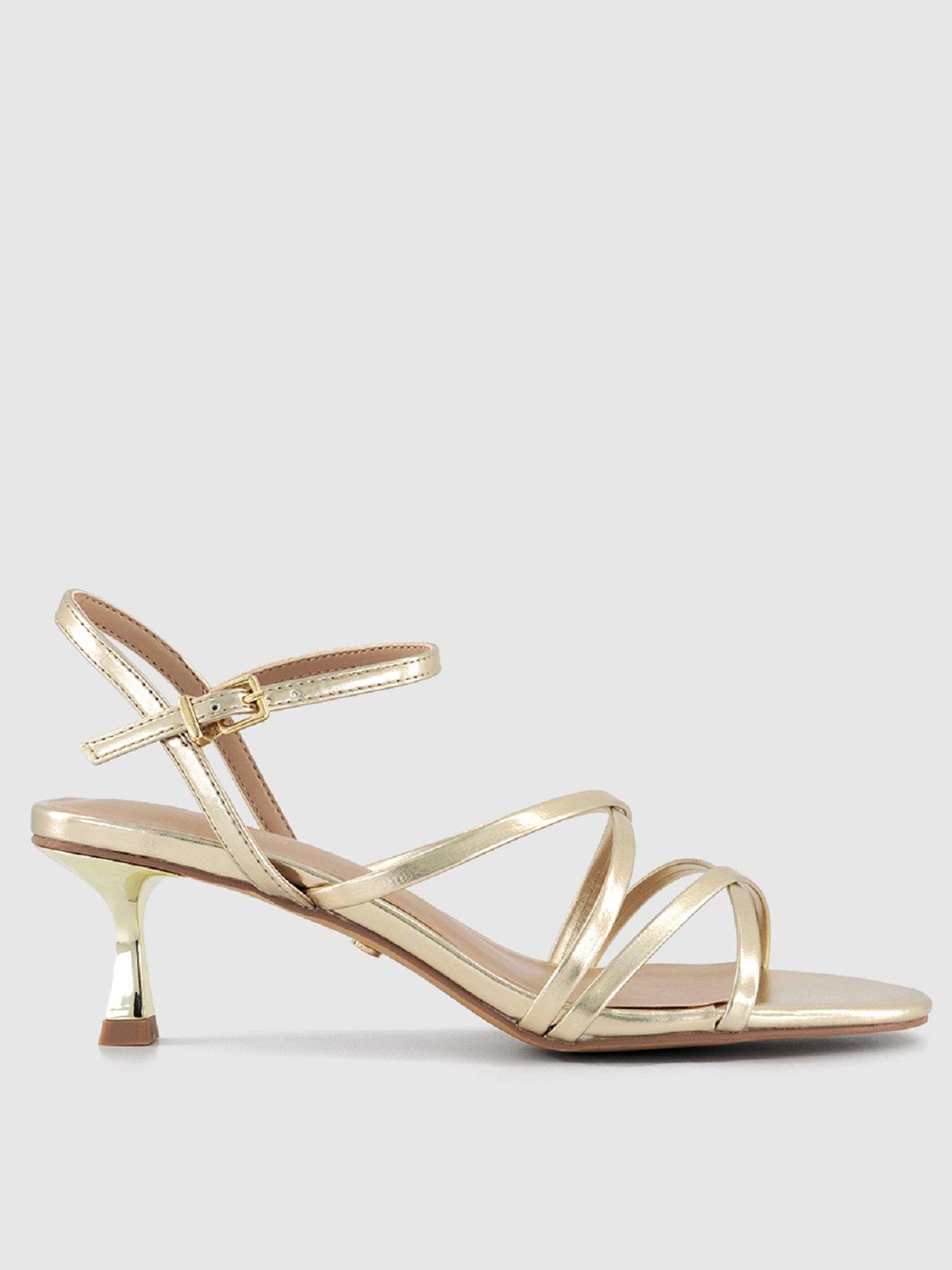 office-milena-strappy-mid-heels-gold