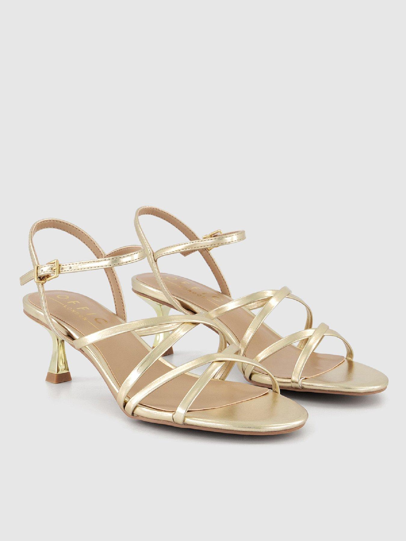  image of office-milena-strappy-mid-heels-gold