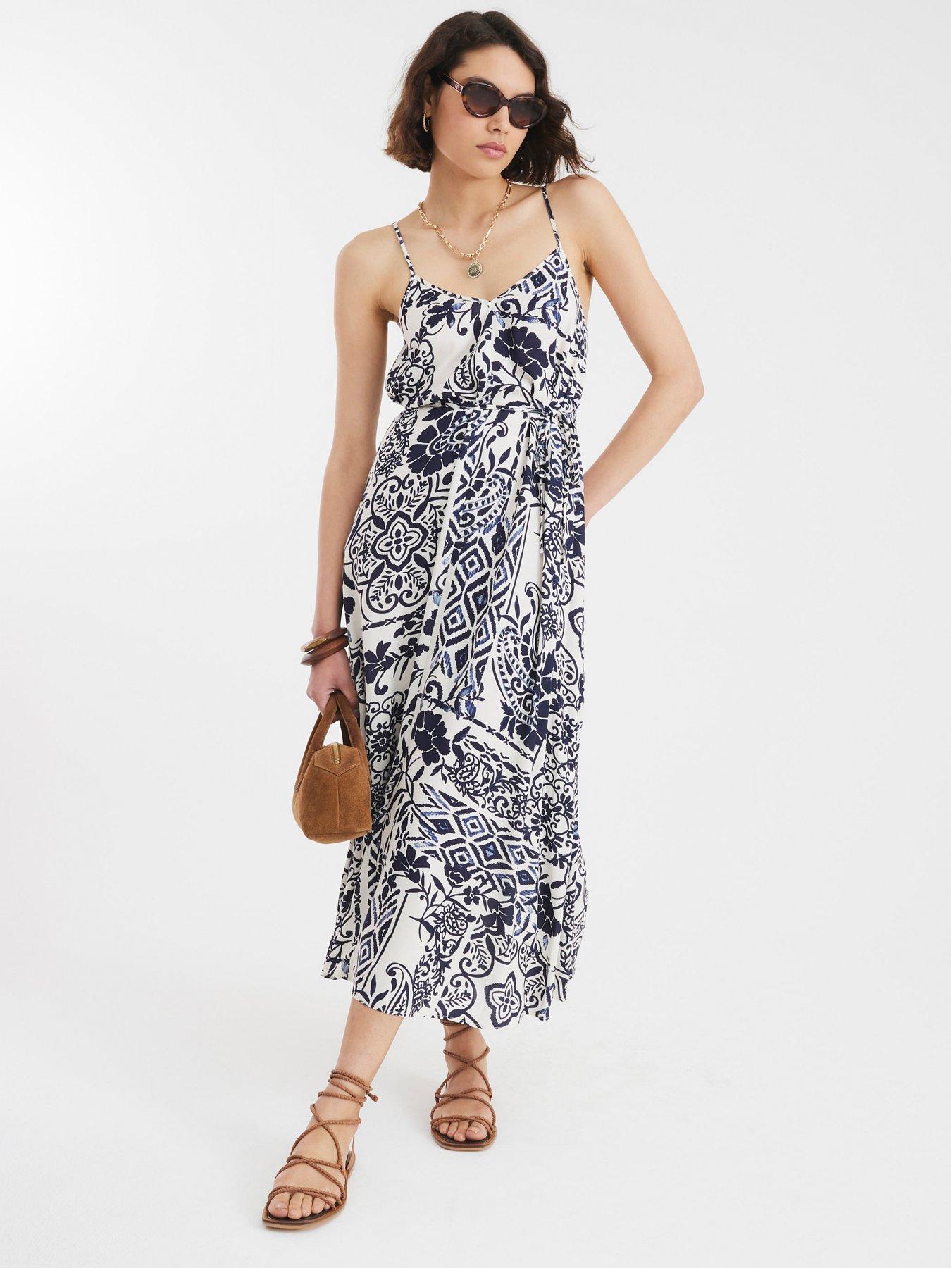 River Island Trapeze Dress - Black