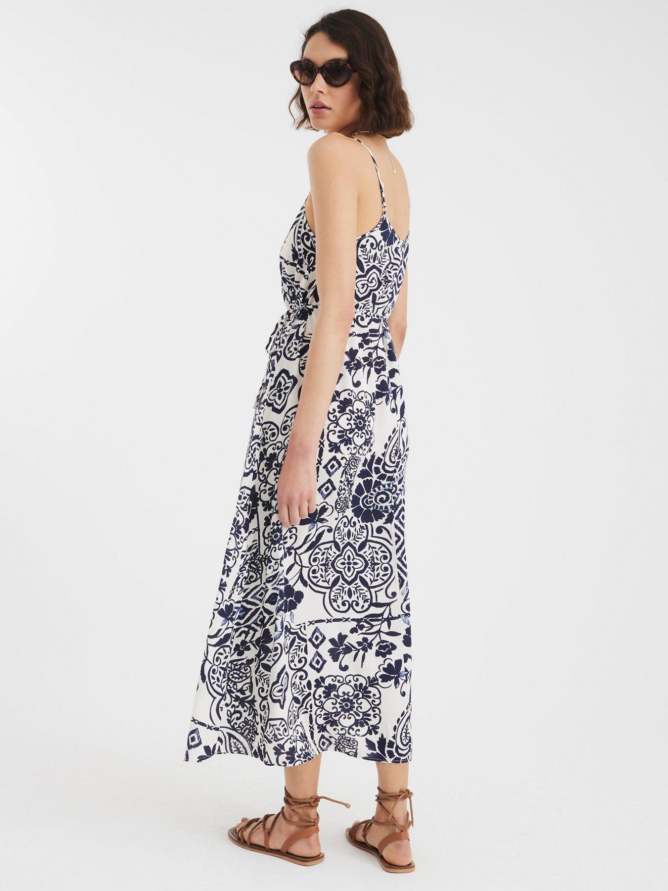  image of river-island-trapeze-dress-black