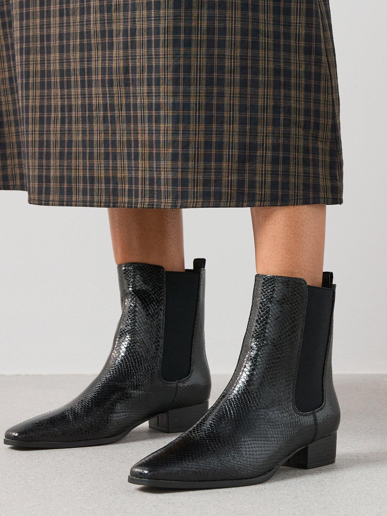 undefined Lizard Effect Western Boot