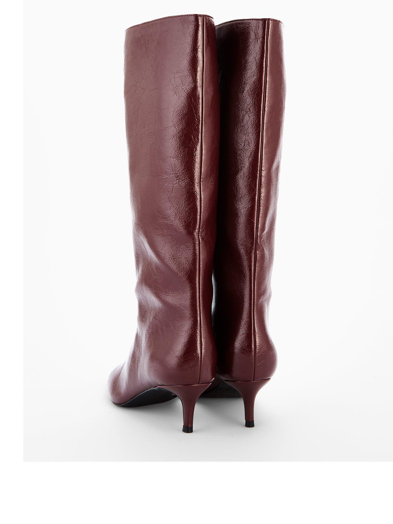 Image 4 of 7 of V by Very Square Toe Knee High Boot
