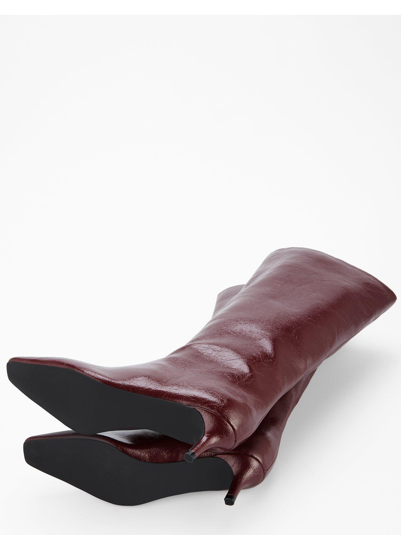 Image 6 of 7 of V by Very Square Toe Knee High Boot