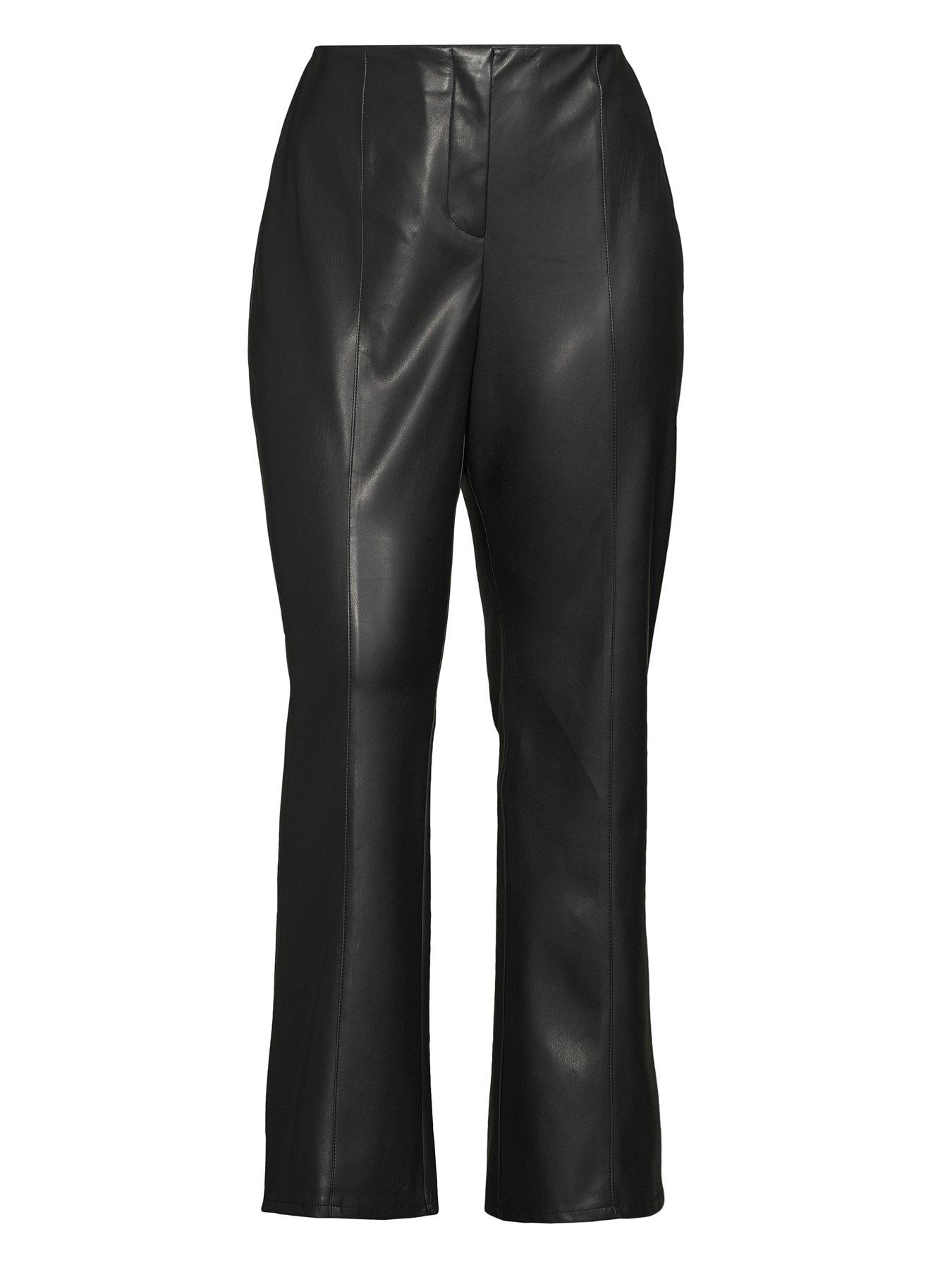 Image 7 of 7 of V by Very Curve Kickflare PU Trouser - Black