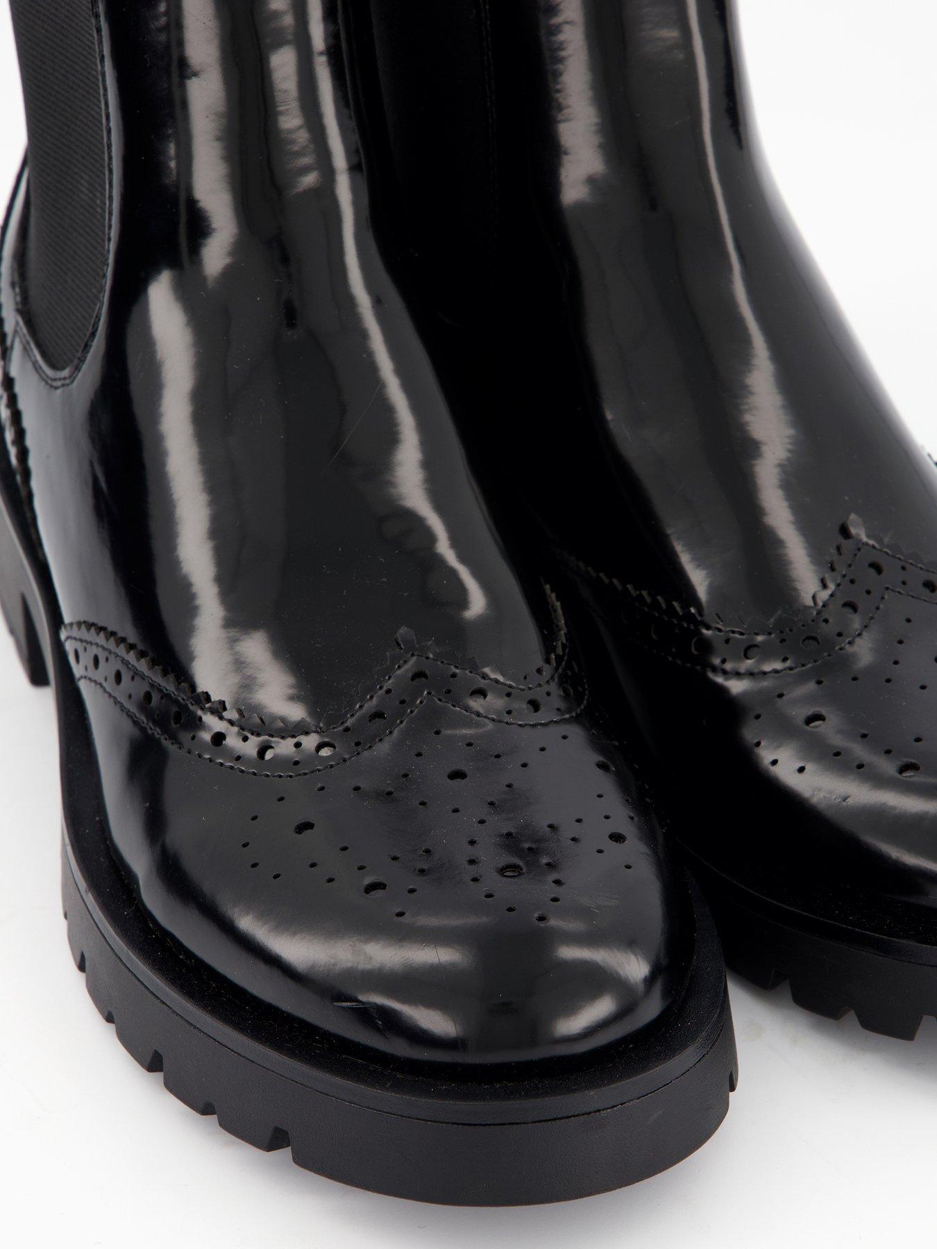 Image 6 of 7 of V by Very Brogue Ankle Boot - Black