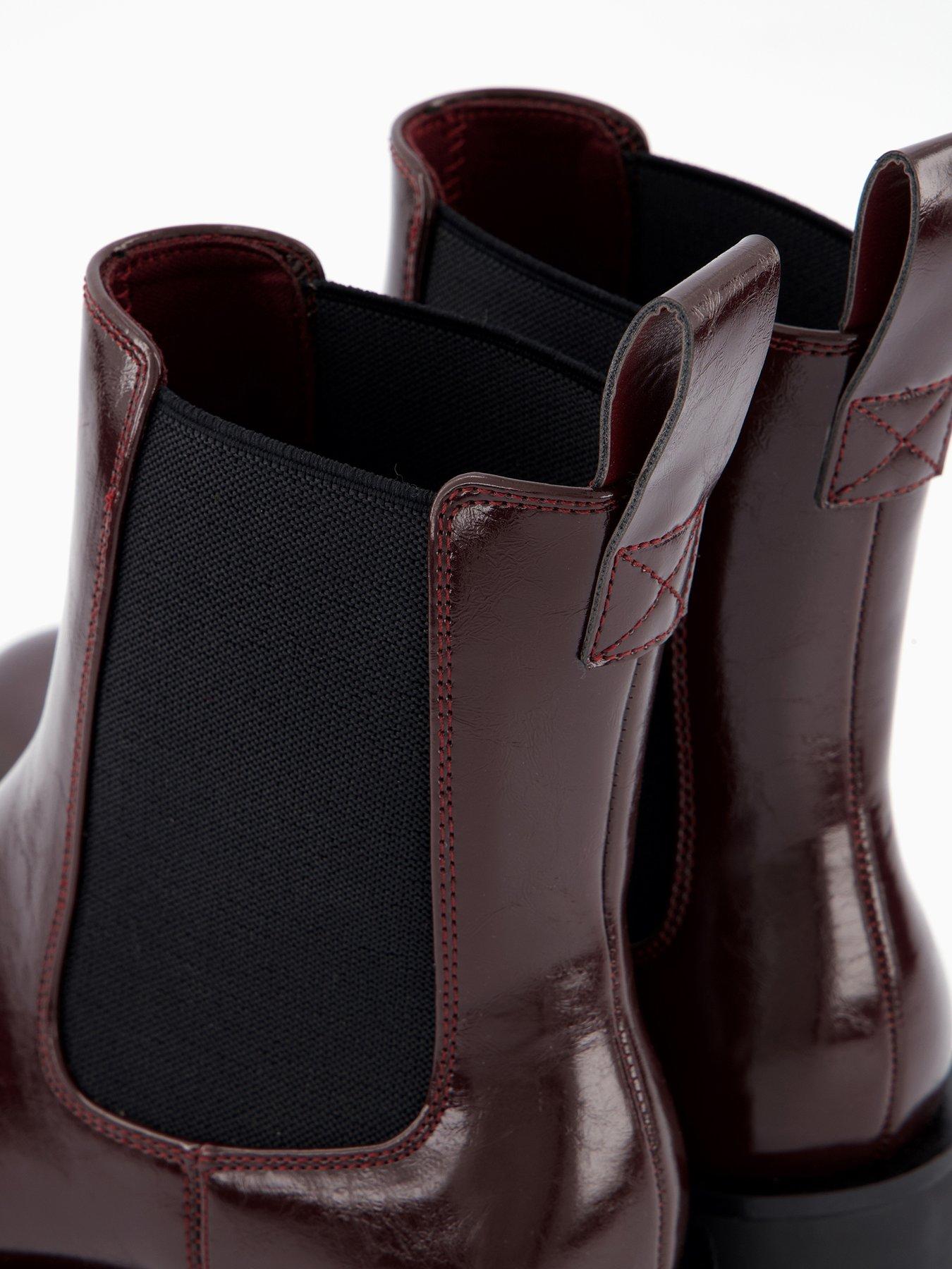 Image 6 of 7 of V by Very Chunky Chelsea Ankle Boot - Red